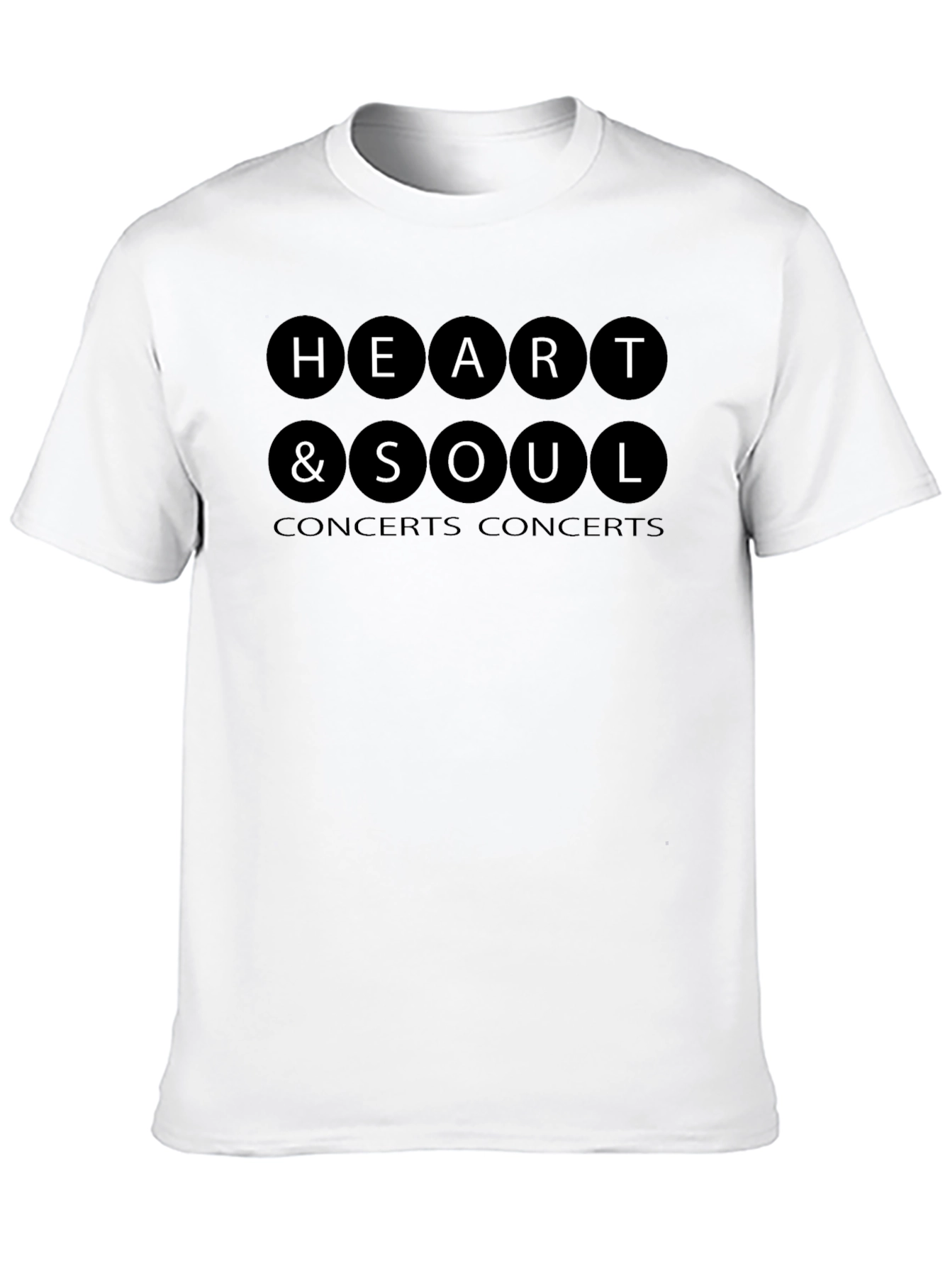 Heart & Soul Concerts Black T-Shirt