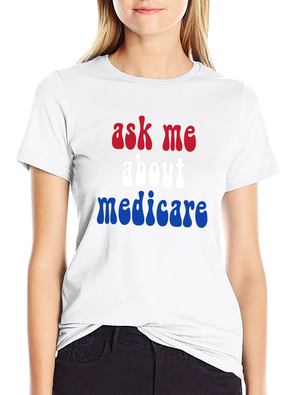 Ask Me About Medicare Patriotic T-Shirt