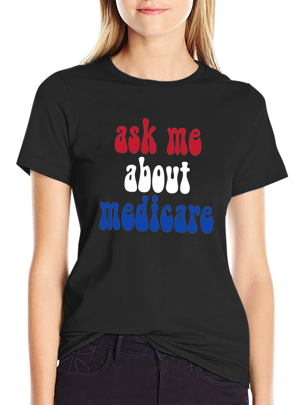 Ask Me About Medicare Patriotic T-Shirt