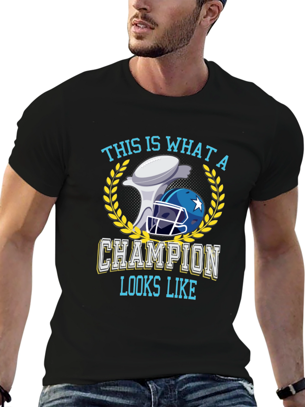 Champion Looks Like T-Shirt - Football Trophy Tee