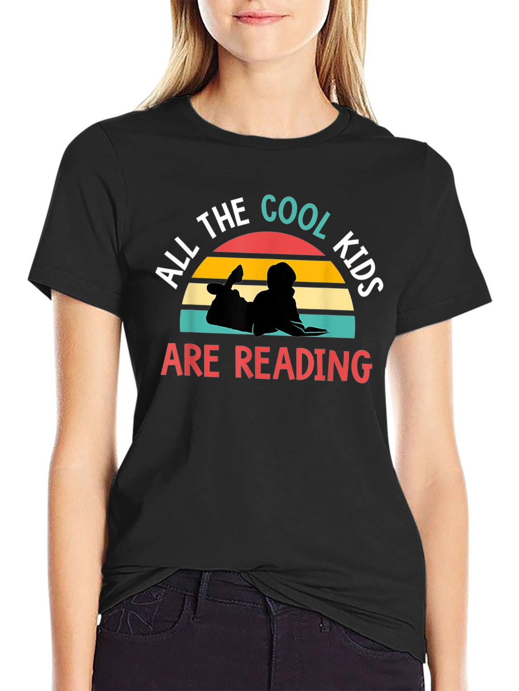 Cool Kids Reading Graphic T-Shirt