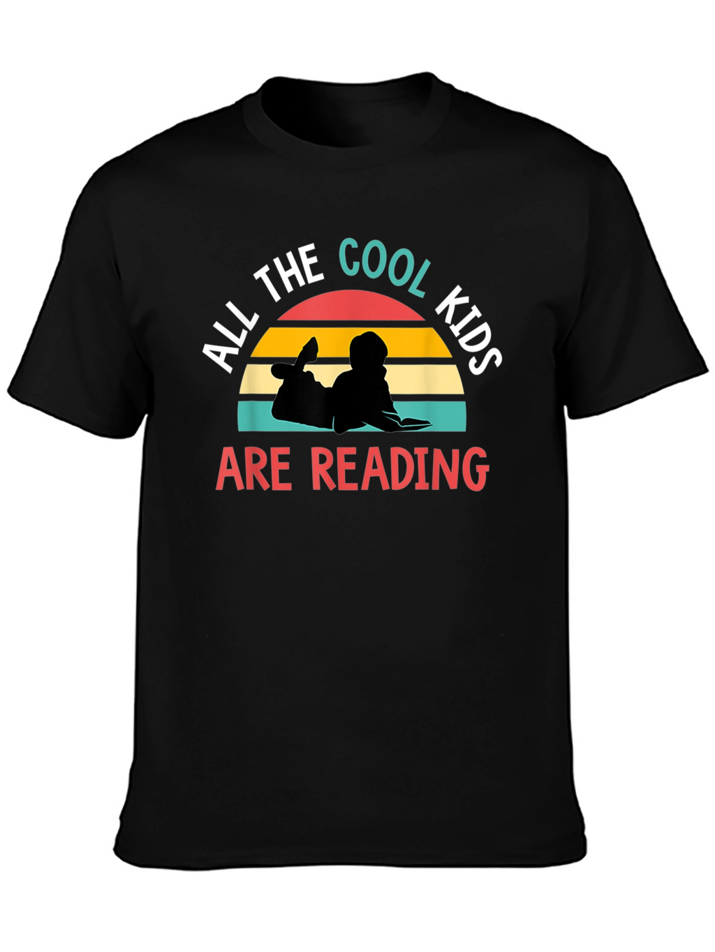 Cool Kids Reading Graphic T-Shirt