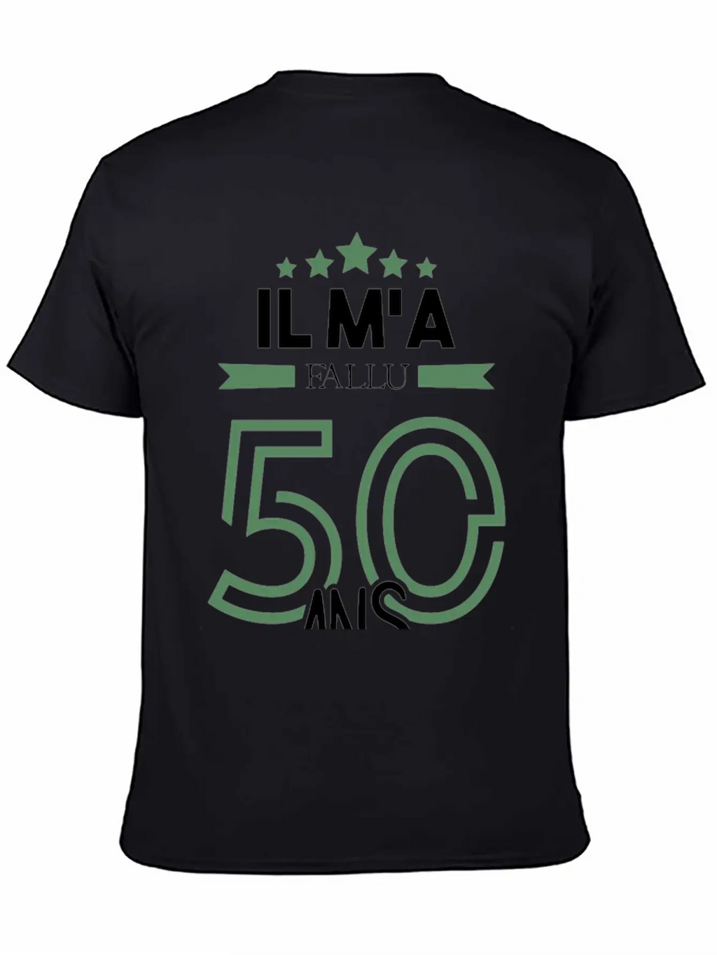 Il M'a Fallu 50 Ans Pour Atteindre La Perfection Basic Graphic T-Shirt – Daily Comfort In Soft Cotton