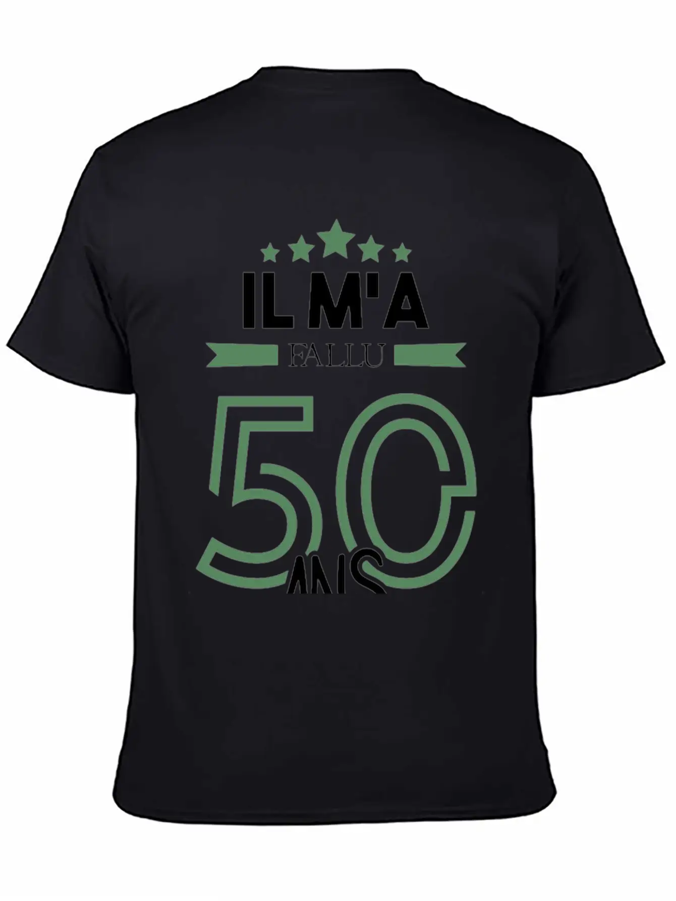 Il M'a Fallu 50 Ans Pour Atteindre La Perfection Basic Graphic T-Shirt – Daily Comfort In Soft Cotton