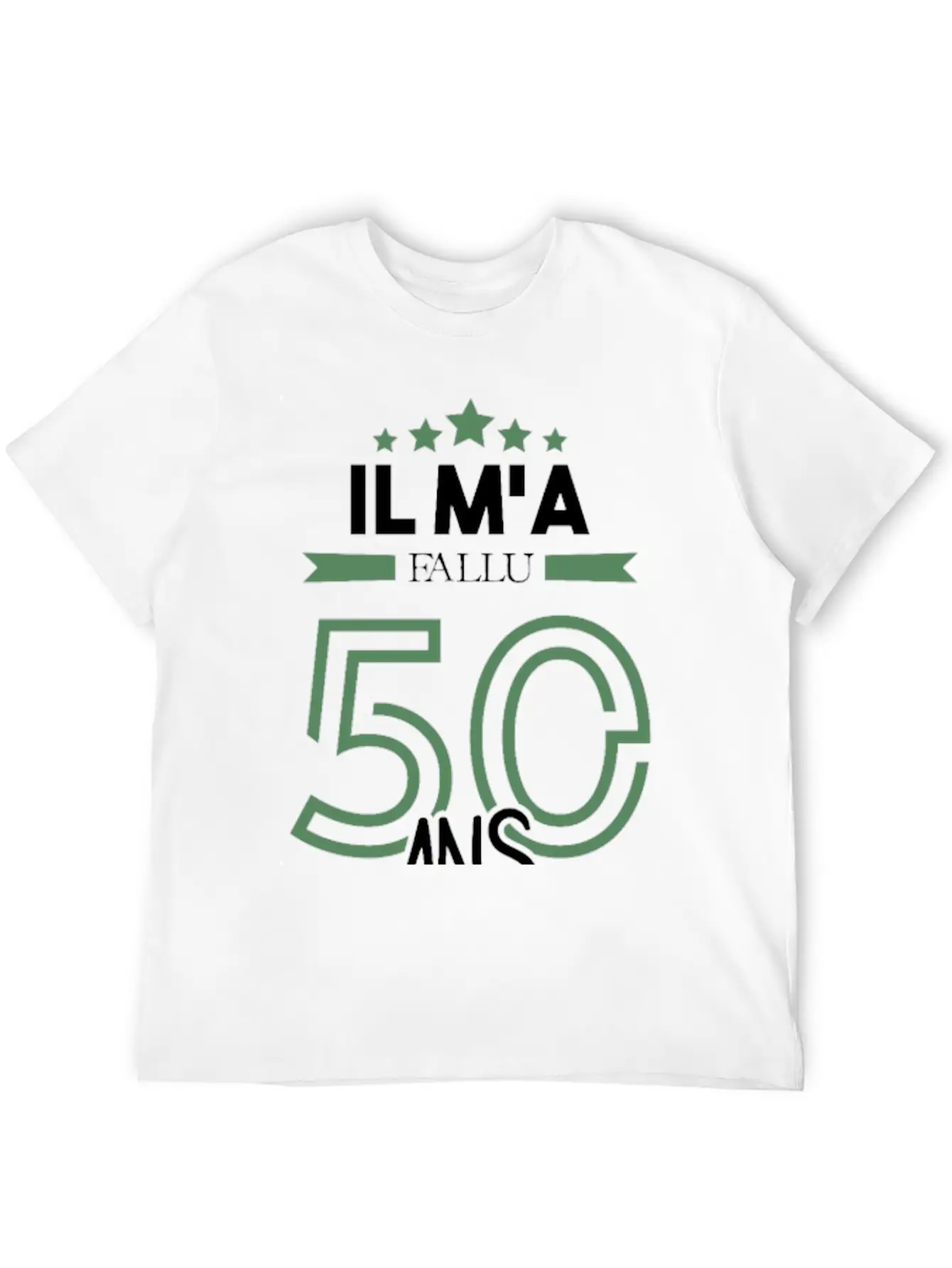 Il M'a Fallu 50 Ans Pour Atteindre La Perfection Basic Graphic T-Shirt – Daily Comfort In Soft Cotton