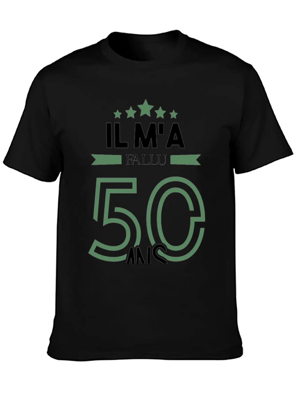 Il M'a Fallu 50 Ans Pour Atteindre La Perfection Basic Graphic T-Shirt – Daily Comfort In Soft Cotton
