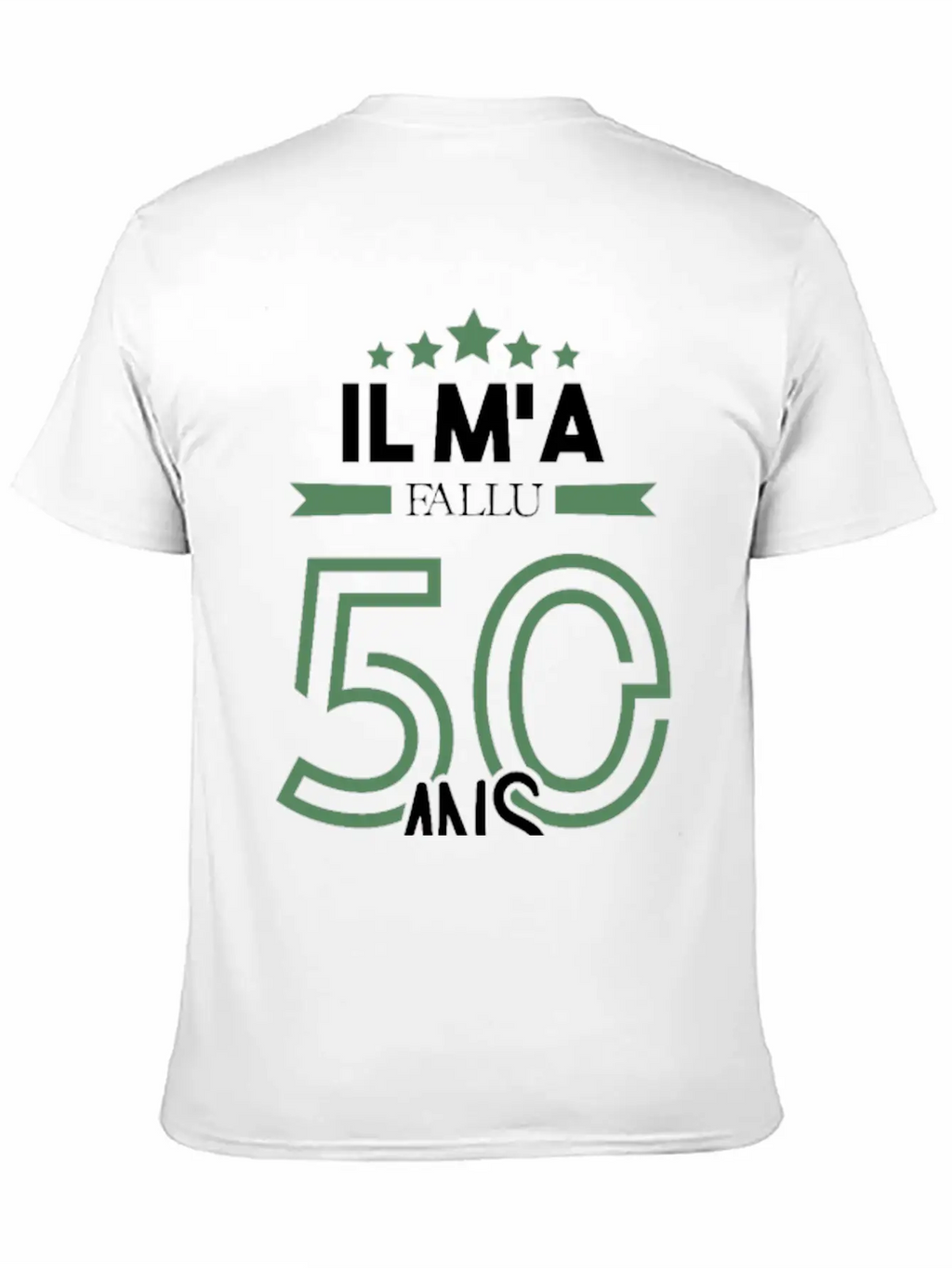 Il M'a Fallu 50 Ans Pour Atteindre La Perfection Basic Graphic T-Shirt – Daily Comfort In Soft Cotton
