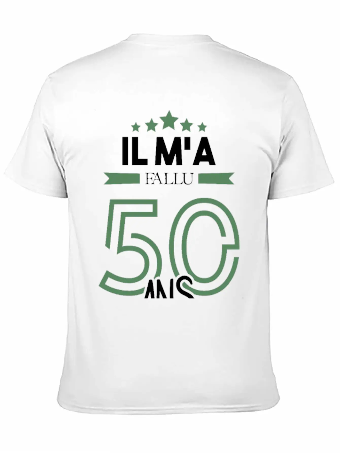 Il M'a Fallu 50 Ans Pour Atteindre La Perfection Basic Graphic T-Shirt – Daily Comfort In Soft Cotton