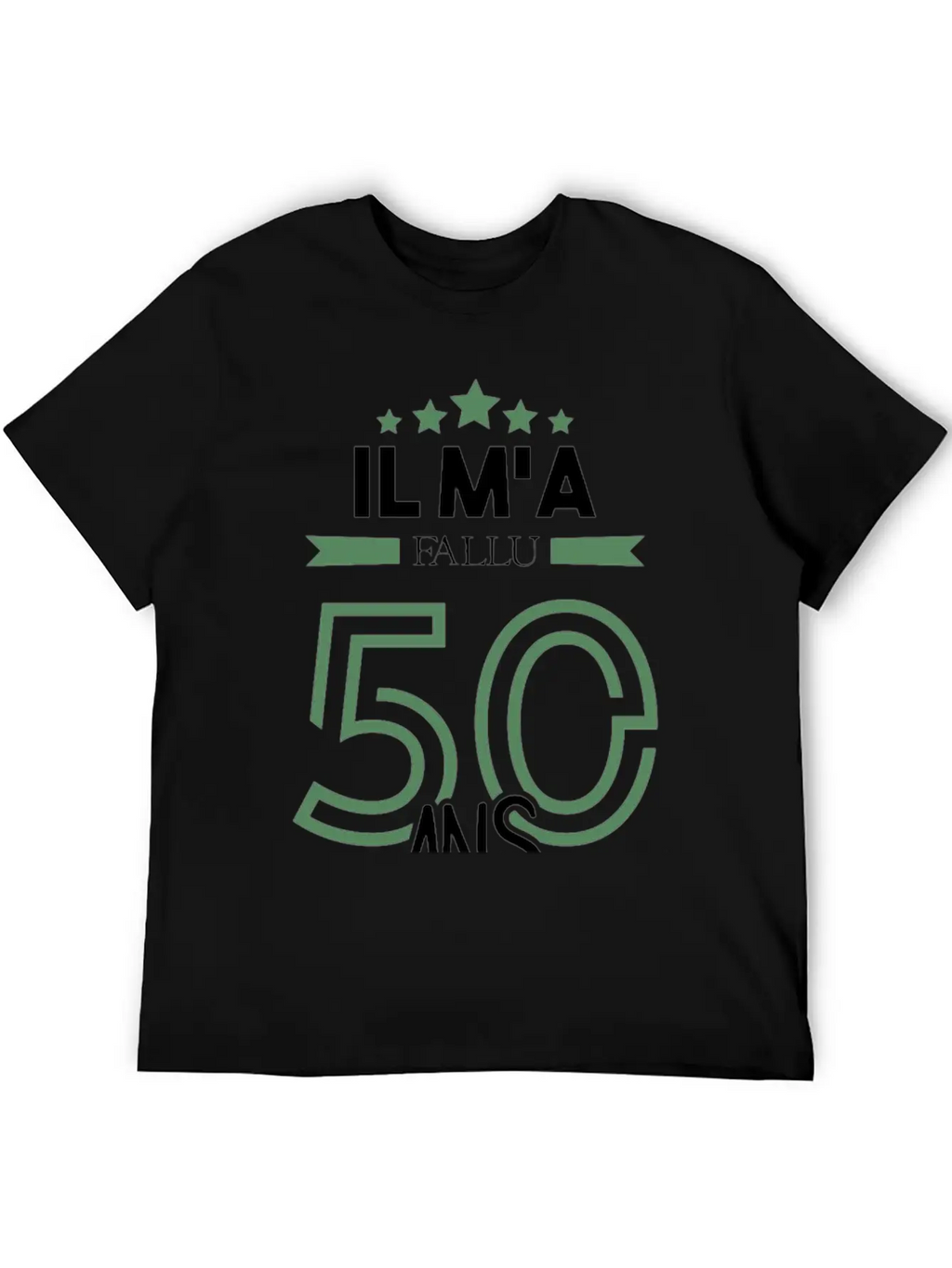Il M'a Fallu 50 Ans Pour Atteindre La Perfection Basic Graphic T-Shirt – Daily Comfort In Soft Cotton