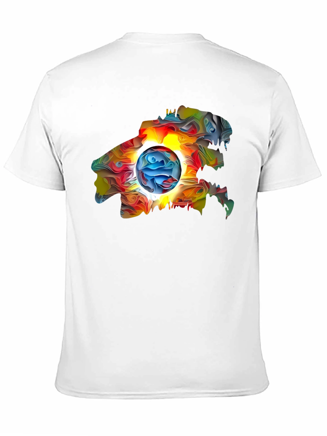 Abstract Art Graphic Black T-Shirt