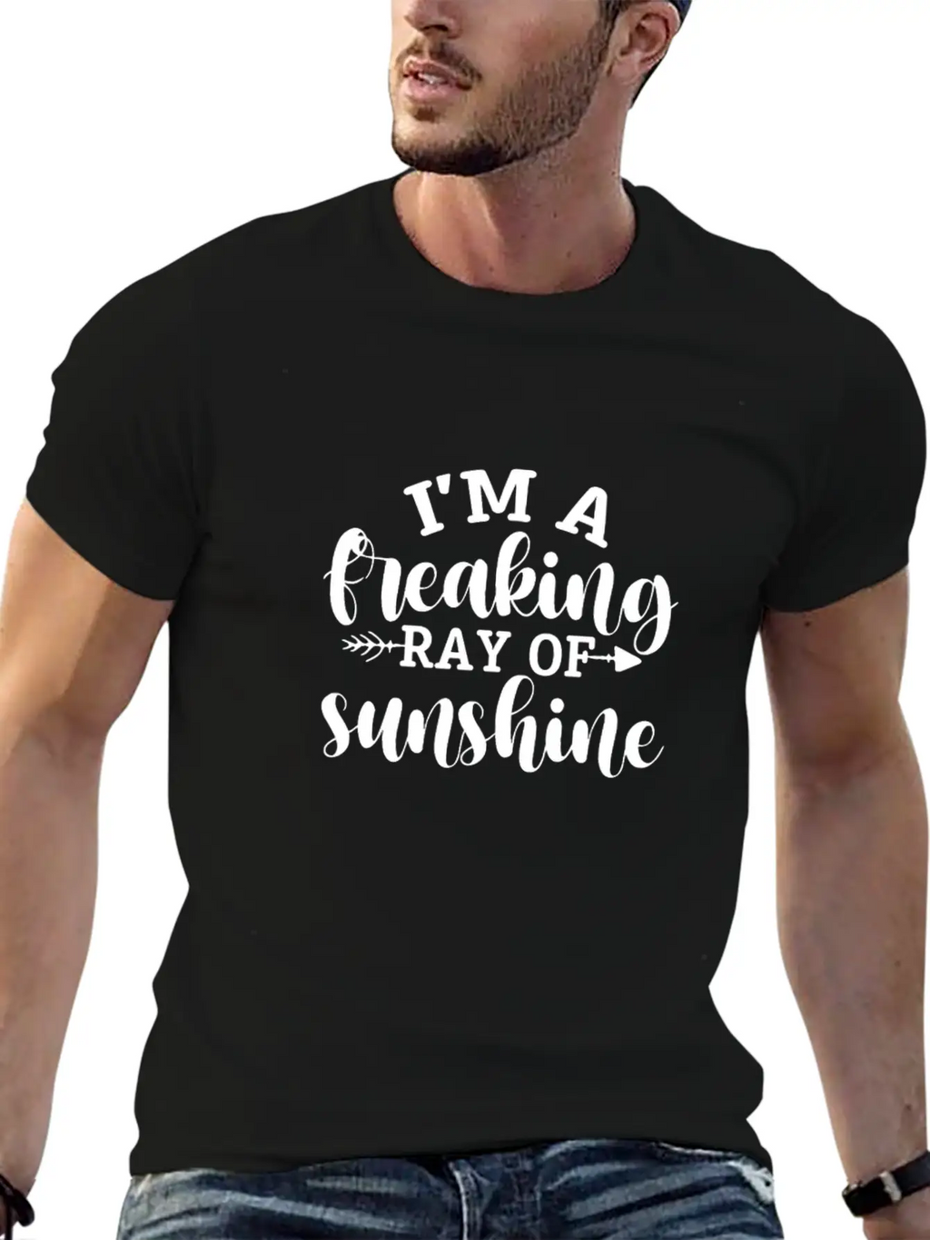 I'm A Freaking Ray Of Sunshine Timeless Short Sleeve Tee – Comfy And Minimalist Design
