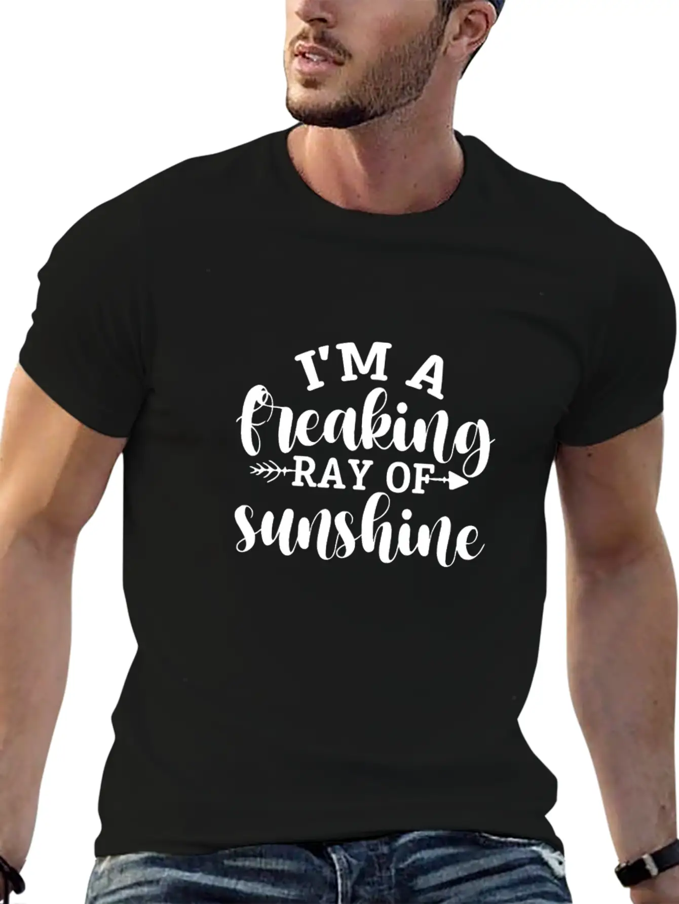 I'm A Freaking Ray Of Sunshine Timeless Short Sleeve Tee – Comfy And Minimalist Design