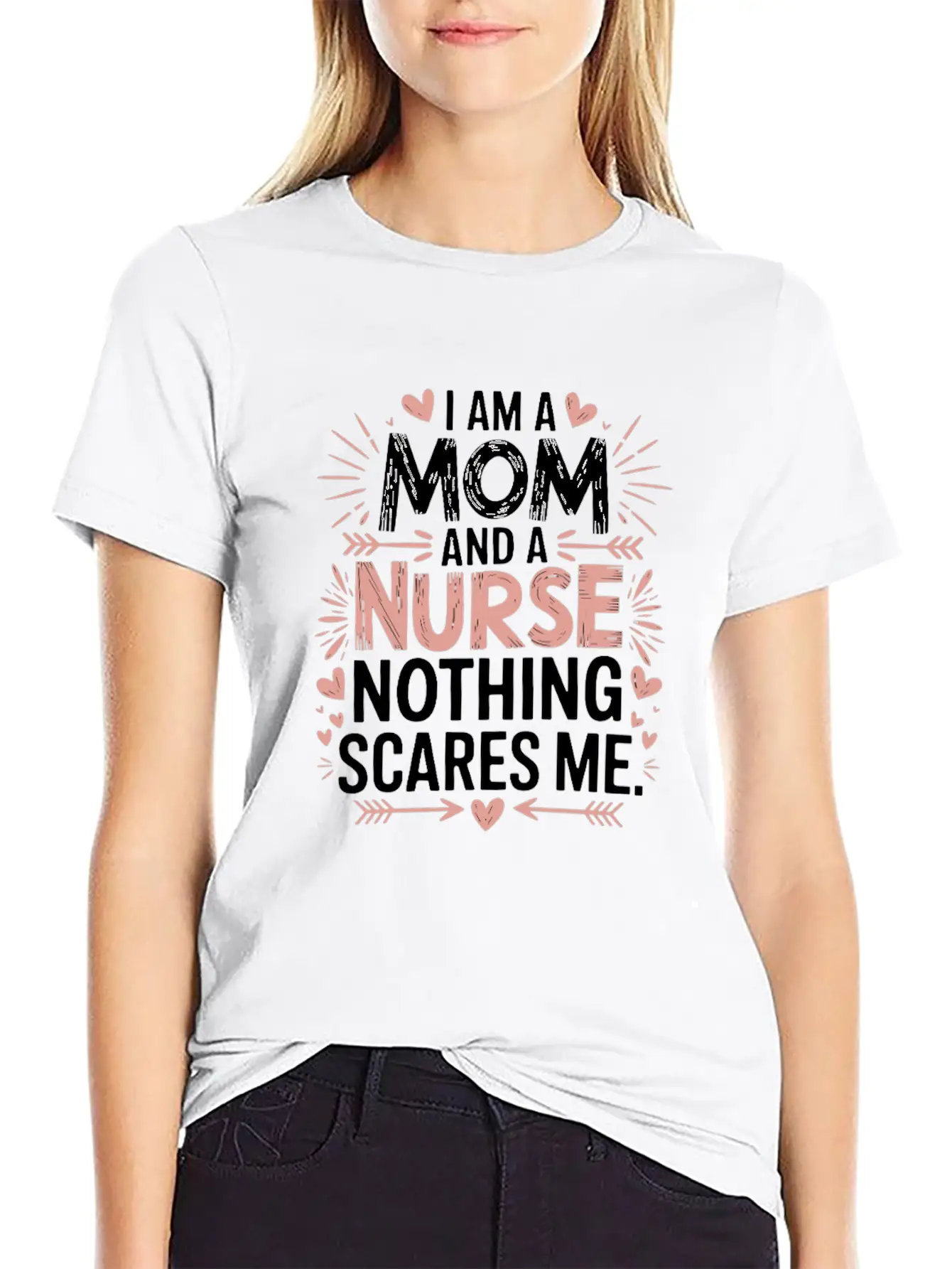 I'm A Mom And A Nurse Nothing Scares Me Bold Classic Cotton Tee – Unisex Comfort For Any Season