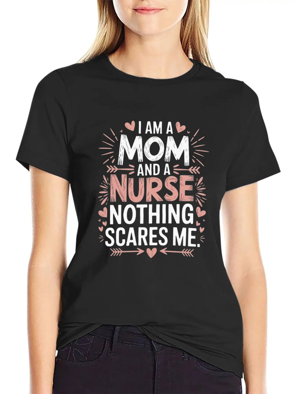 I'm A Mom And A Nurse Nothing Scares Me Bold Classic Cotton Tee – Unisex Comfort For Any Season