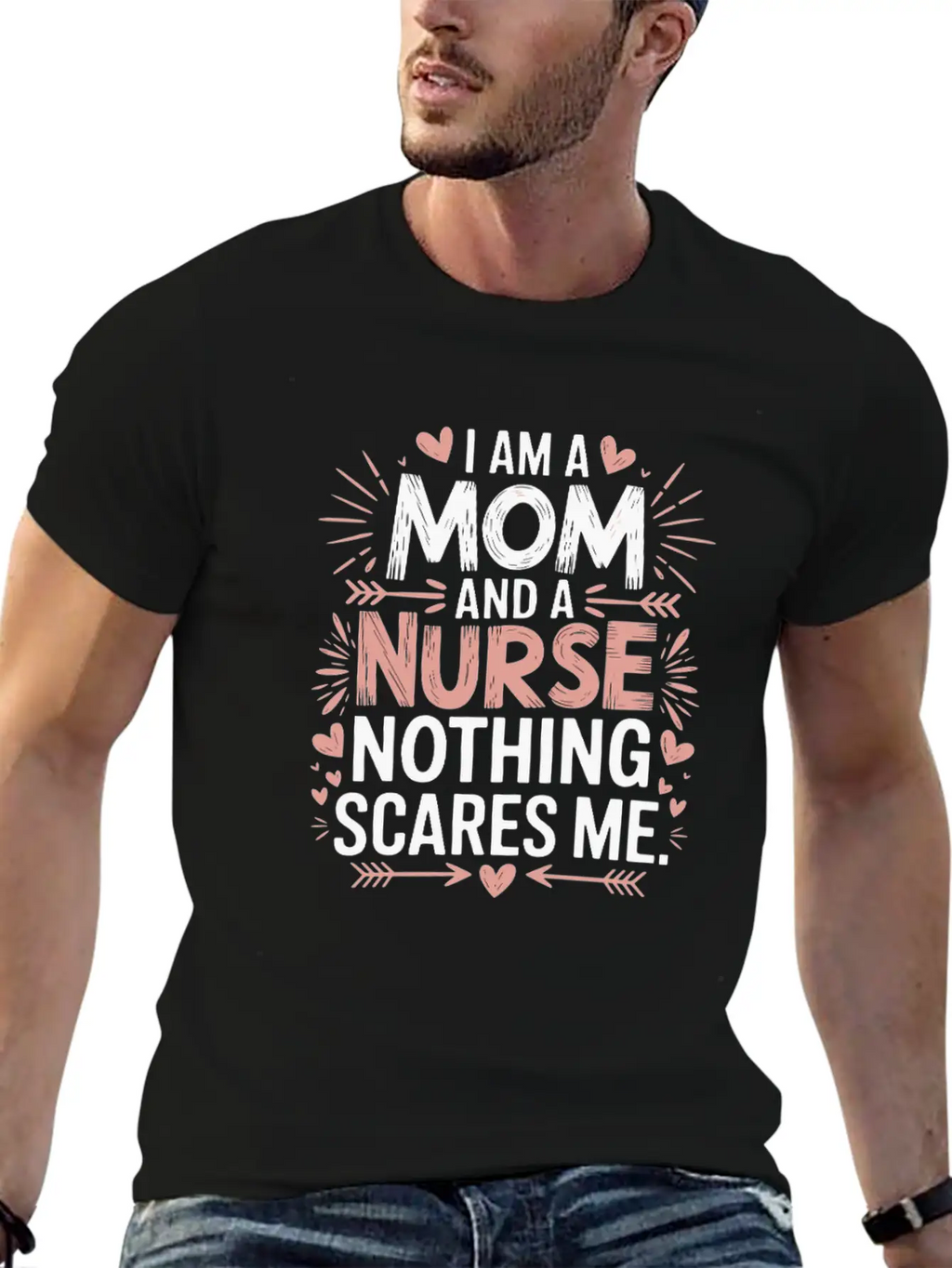 I'm A Mom And A Nurse Nothing Scares Me Bold Classic Cotton Tee – Unisex Comfort For Any Season