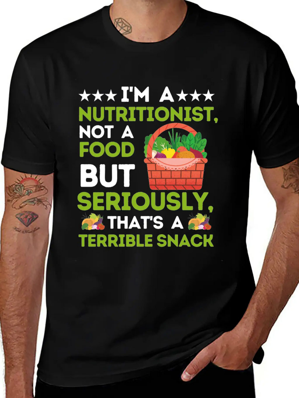 I'm A Nutritionist Not A Food Critic - Funny Diet Breathable Soft Cotton T-Shirt – Timeless Casual Look