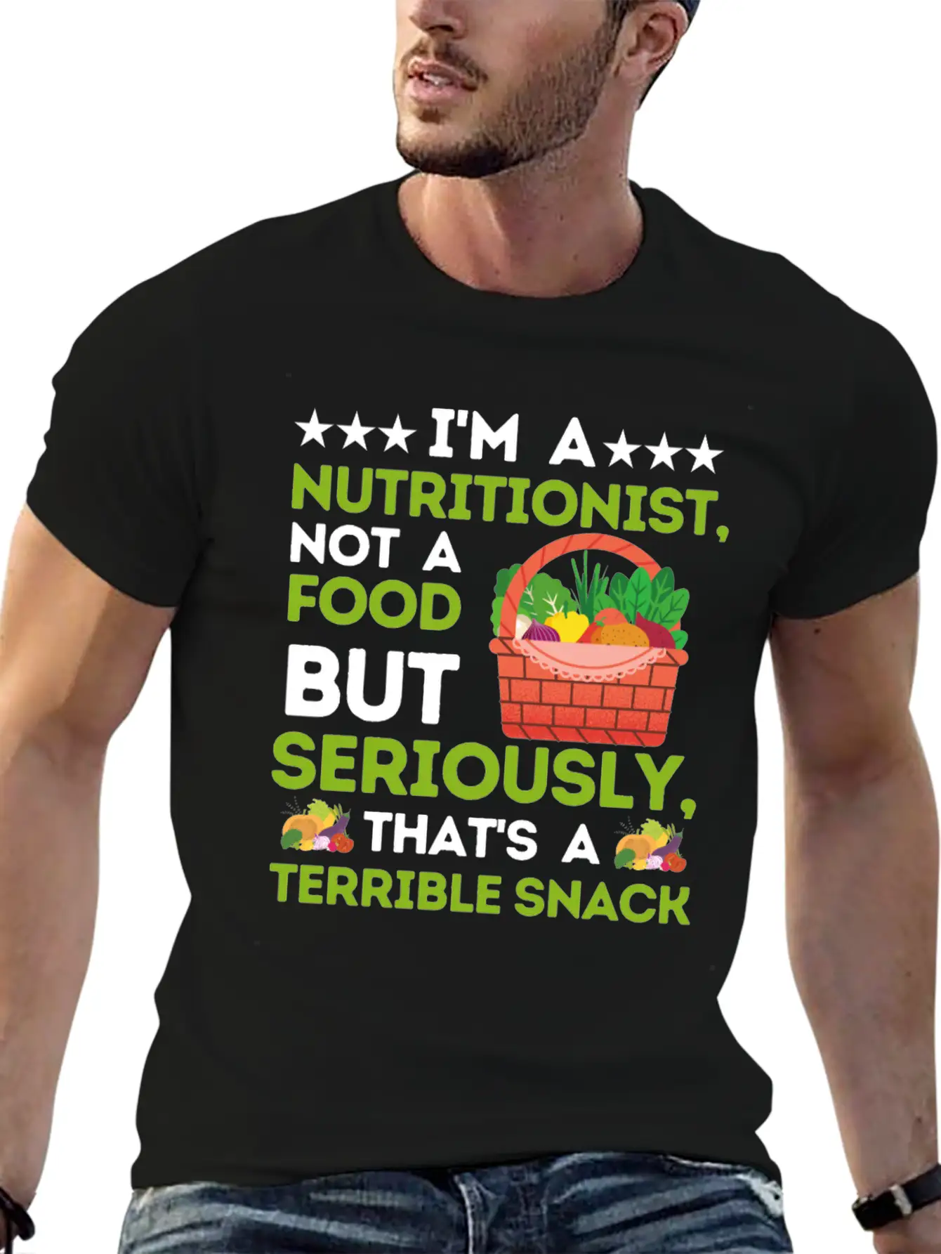 I'm A Nutritionist Not A Food Critic - Funny Diet Breathable Soft Cotton T-Shirt – Timeless Casual Look