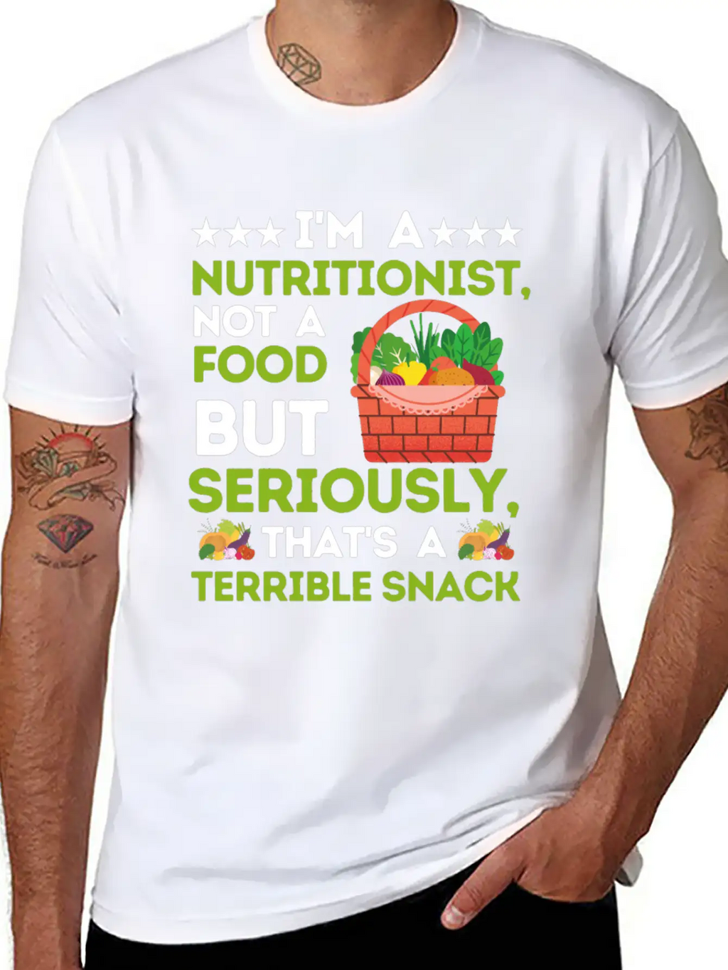 I'm A Nutritionist Not A Food Critic - Funny Diet Breathable Soft Cotton T-Shirt – Timeless Casual Look