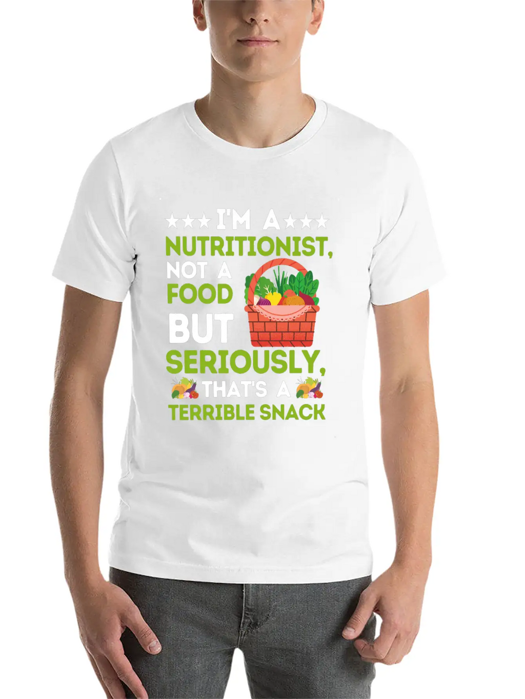 I'm A Nutritionist Not A Food Critic - Funny Diet Breathable Soft Cotton T-Shirt – Timeless Casual Look