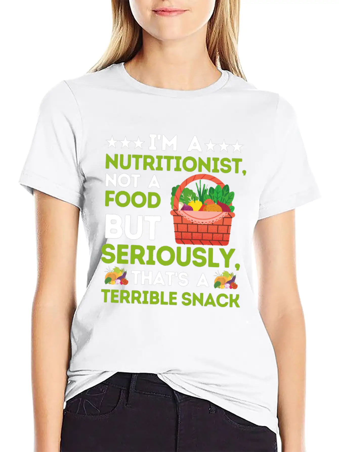 I'm A Nutritionist Not A Food Critic - Funny Diet Breathable Soft Cotton T-Shirt – Timeless Casual Look