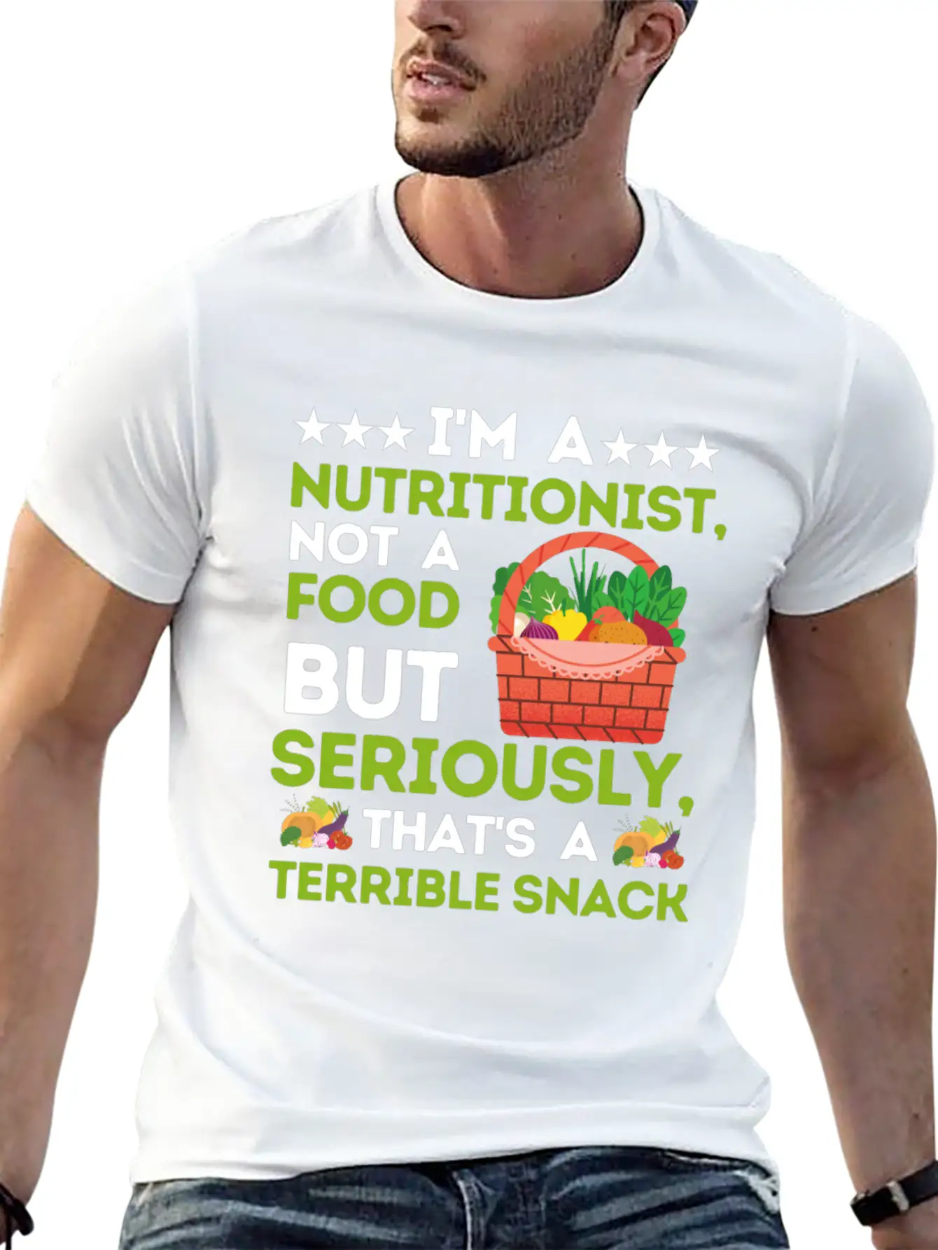 I'm A Nutritionist Not A Food Critic - Funny Diet Breathable Soft Cotton T-Shirt – Timeless Casual Look