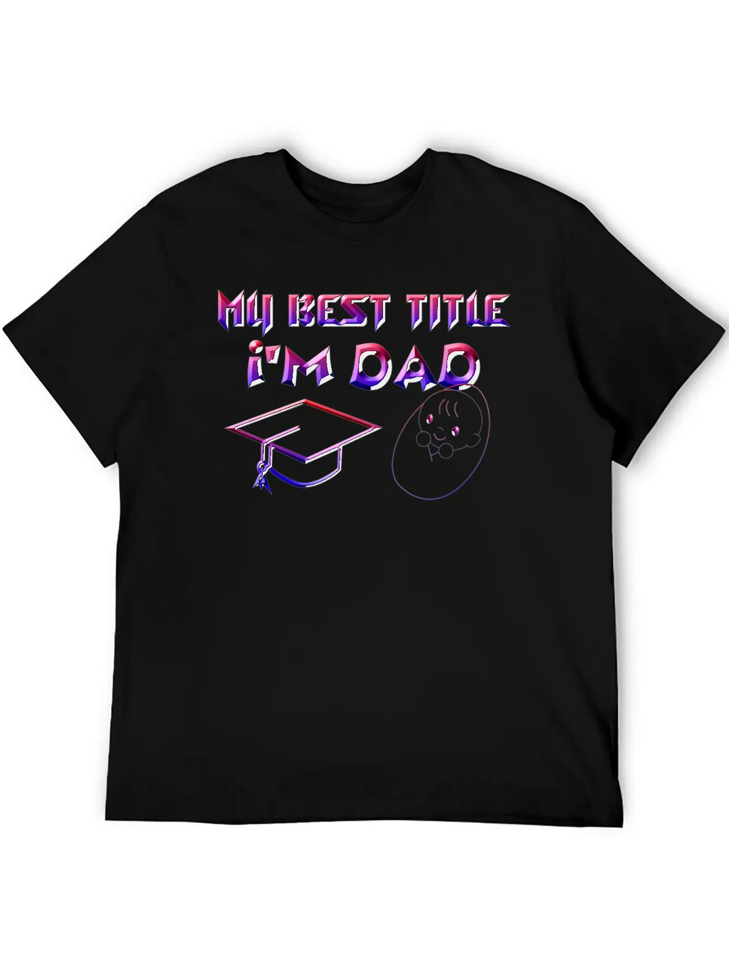 I'm Dad With Proud Essential Cotton Tee For Daily Outfits – Unisex Style