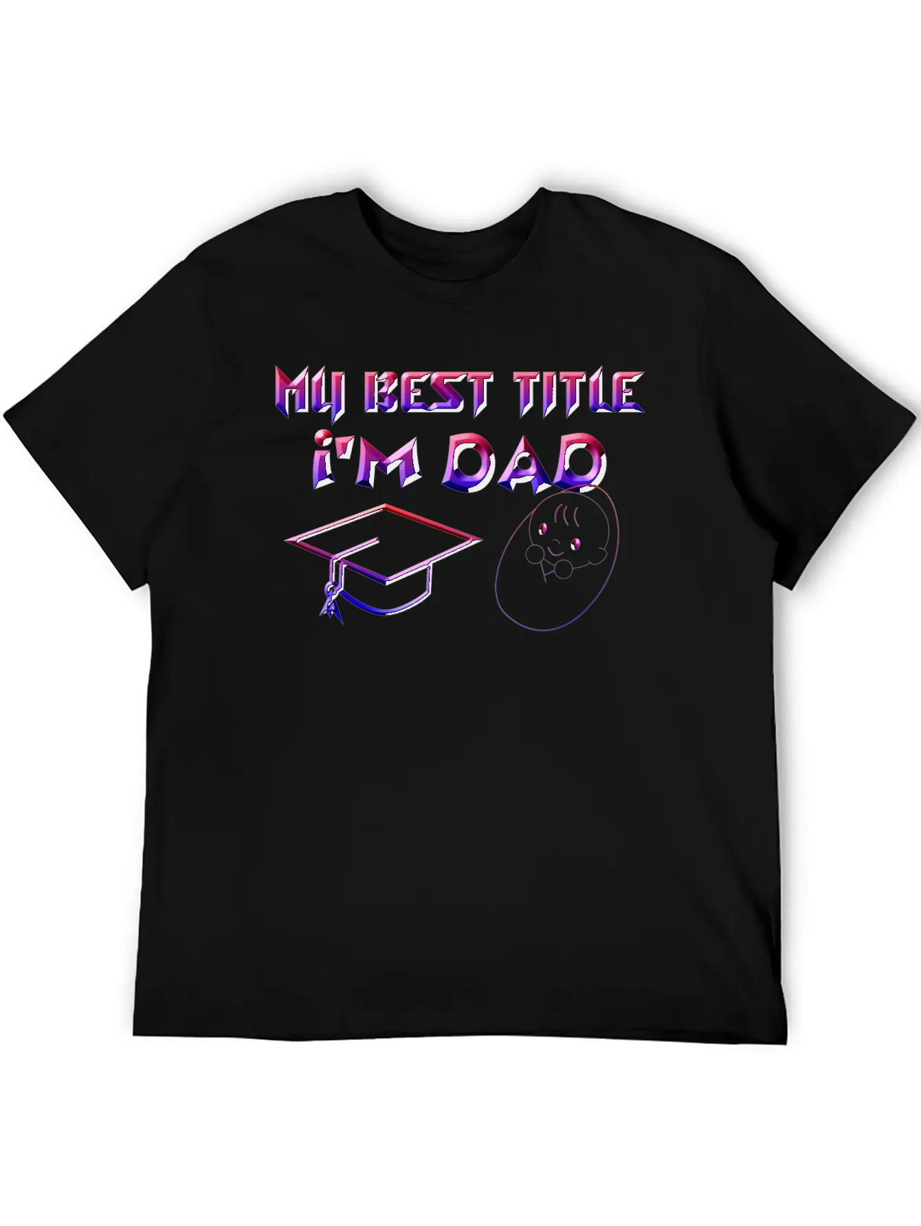 I'm Dad With Proud Essential Cotton Tee For Daily Outfits – Unisex Style