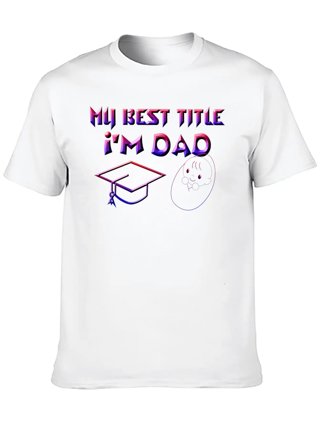 I'm Dad With Proud Essential Cotton Tee For Daily Outfits – Unisex Style