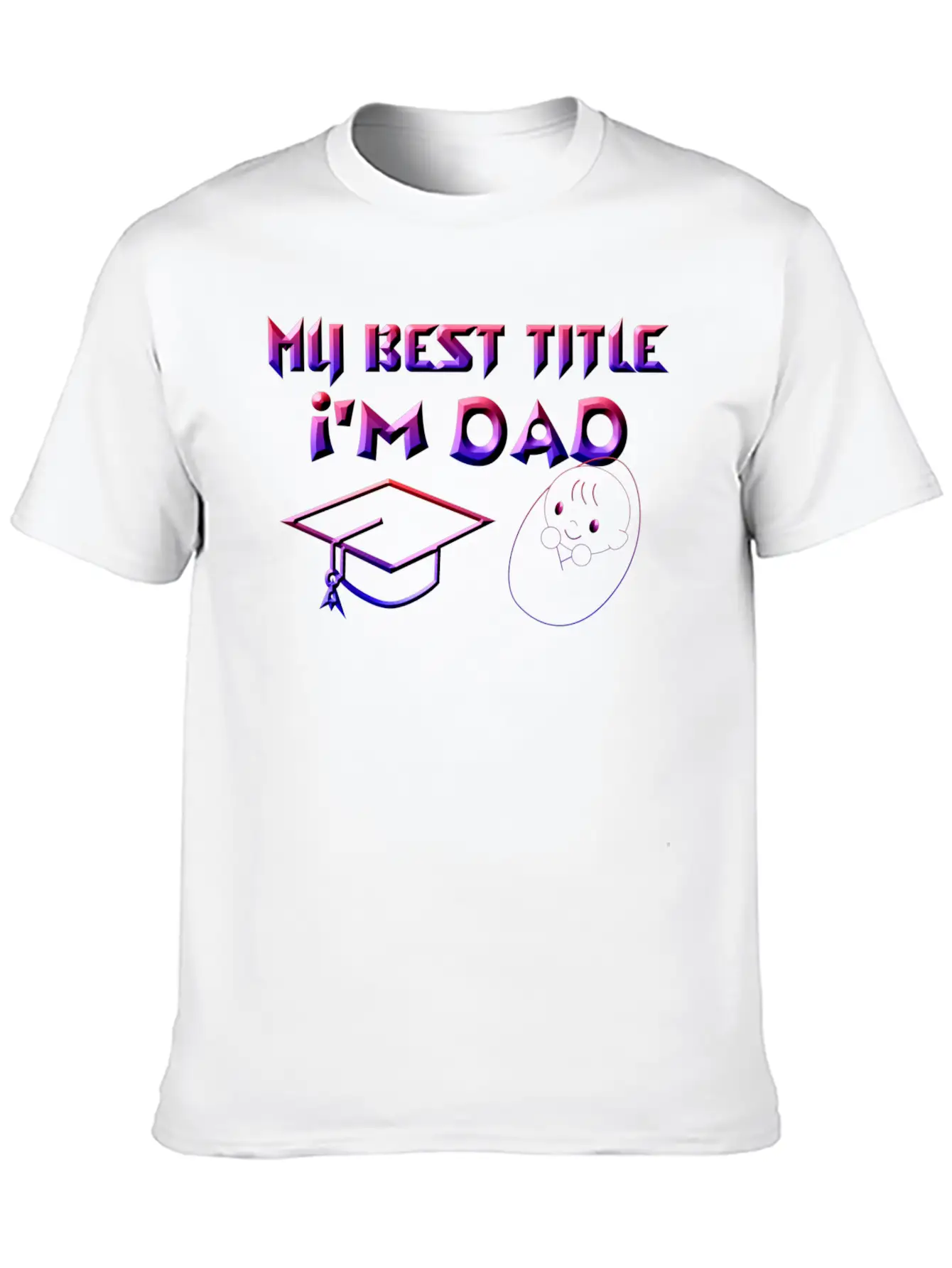 I'm Dad With Proud Essential Cotton Tee For Daily Outfits – Unisex Style