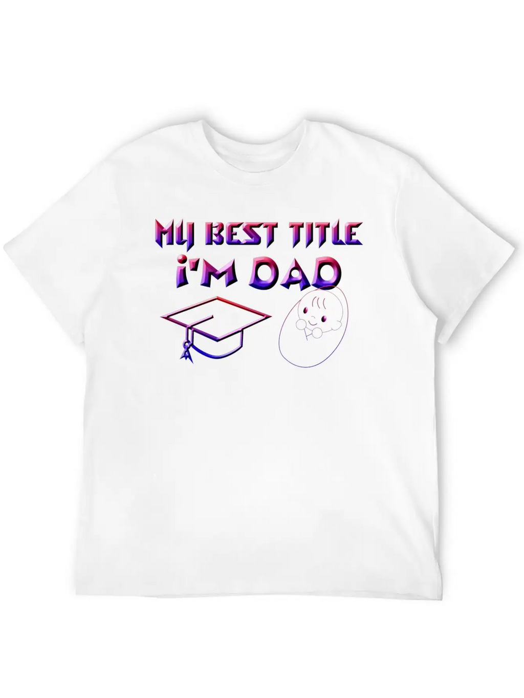 I'm Dad With Proud Essential Cotton Tee For Daily Outfits – Unisex Style