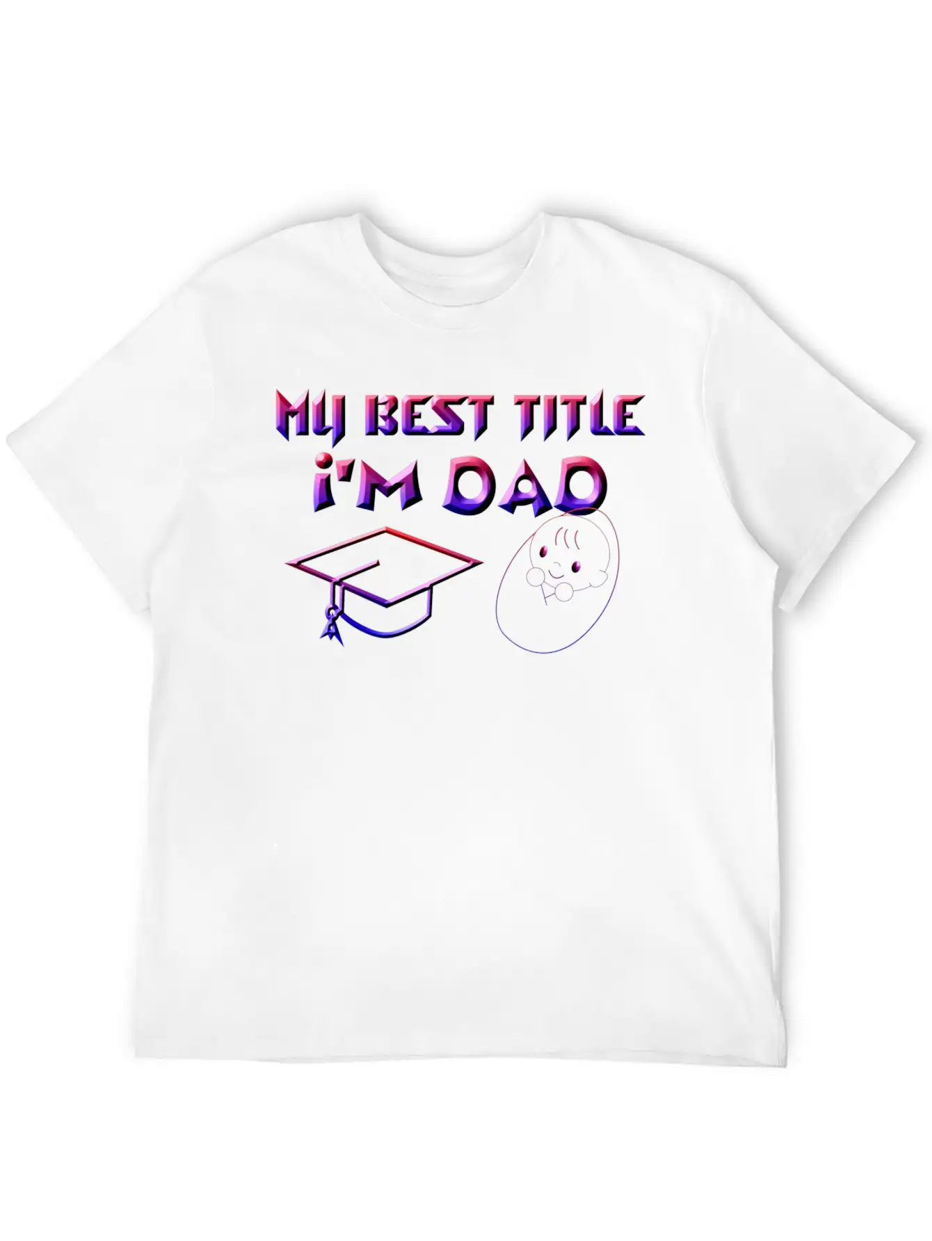 I'm Dad With Proud Essential Cotton Tee For Daily Outfits – Unisex Style