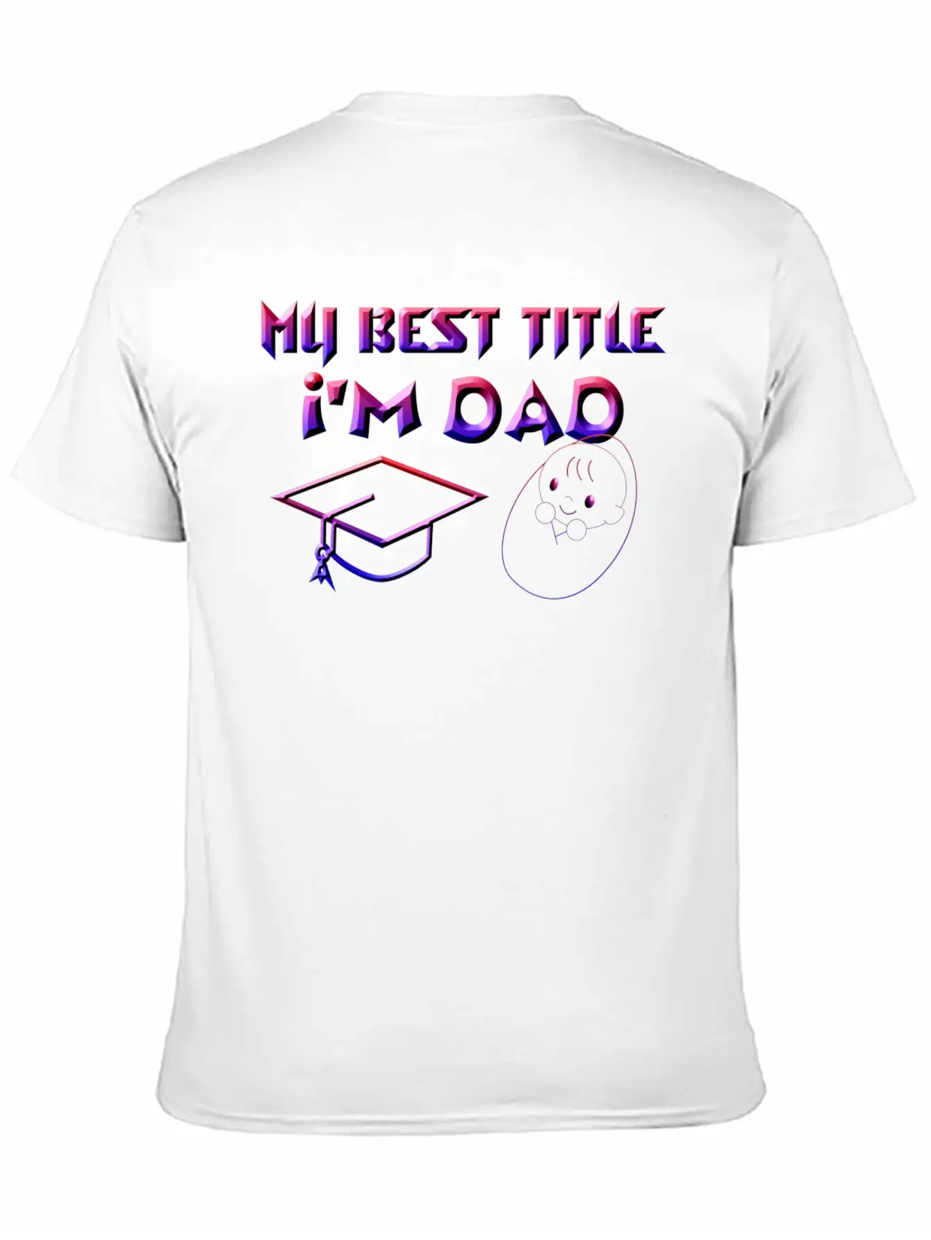 I'm Dad With Proud Essential Cotton Tee For Daily Outfits – Unisex Style