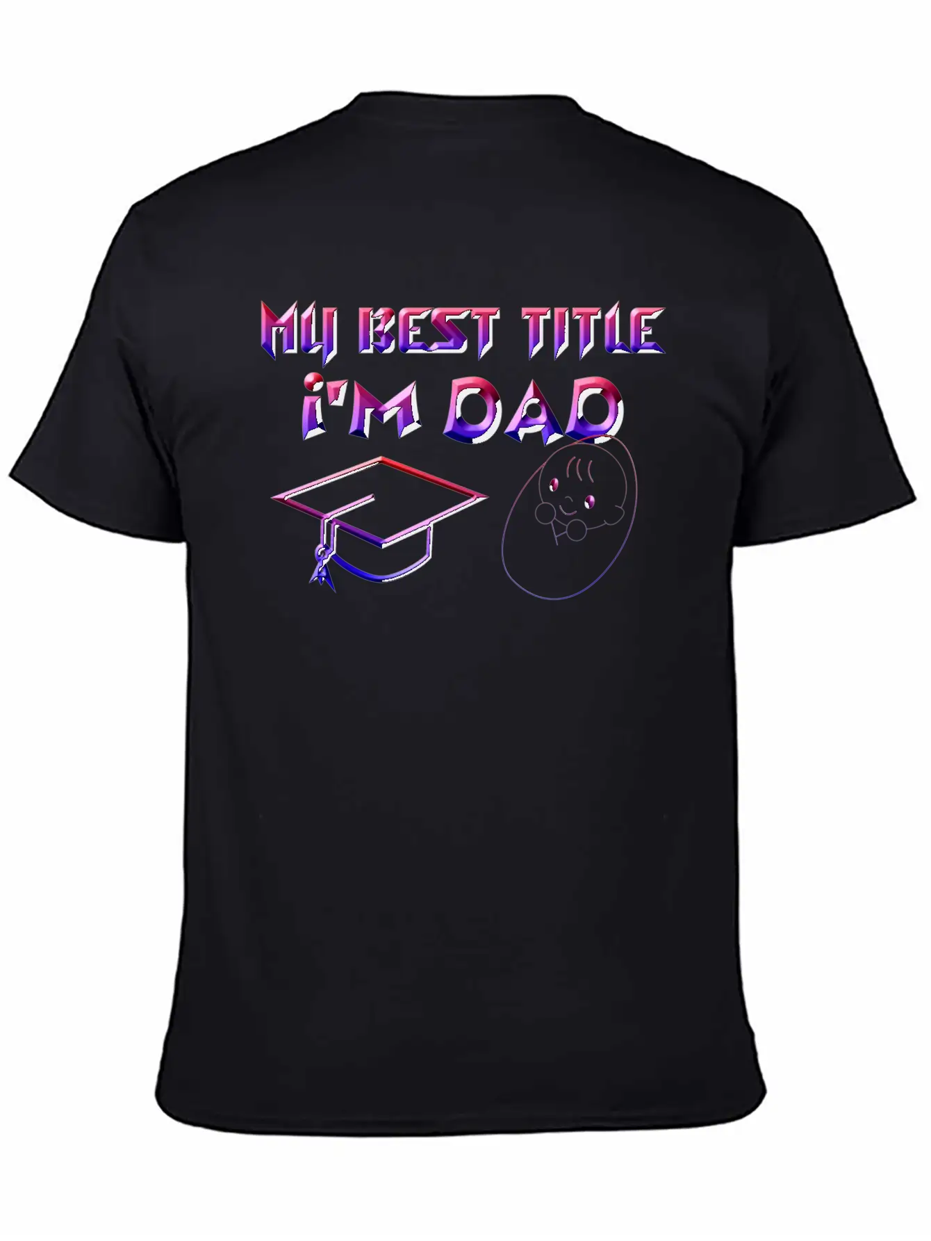 I'm Dad With Proud Essential Cotton Tee For Daily Outfits – Unisex Style