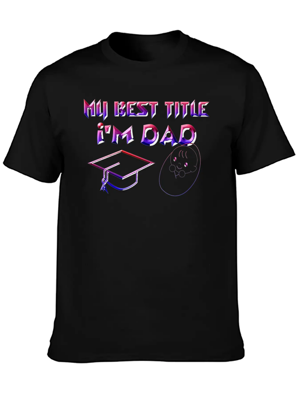 I'm Dad With Proud Essential Cotton Tee For Daily Outfits – Unisex Style