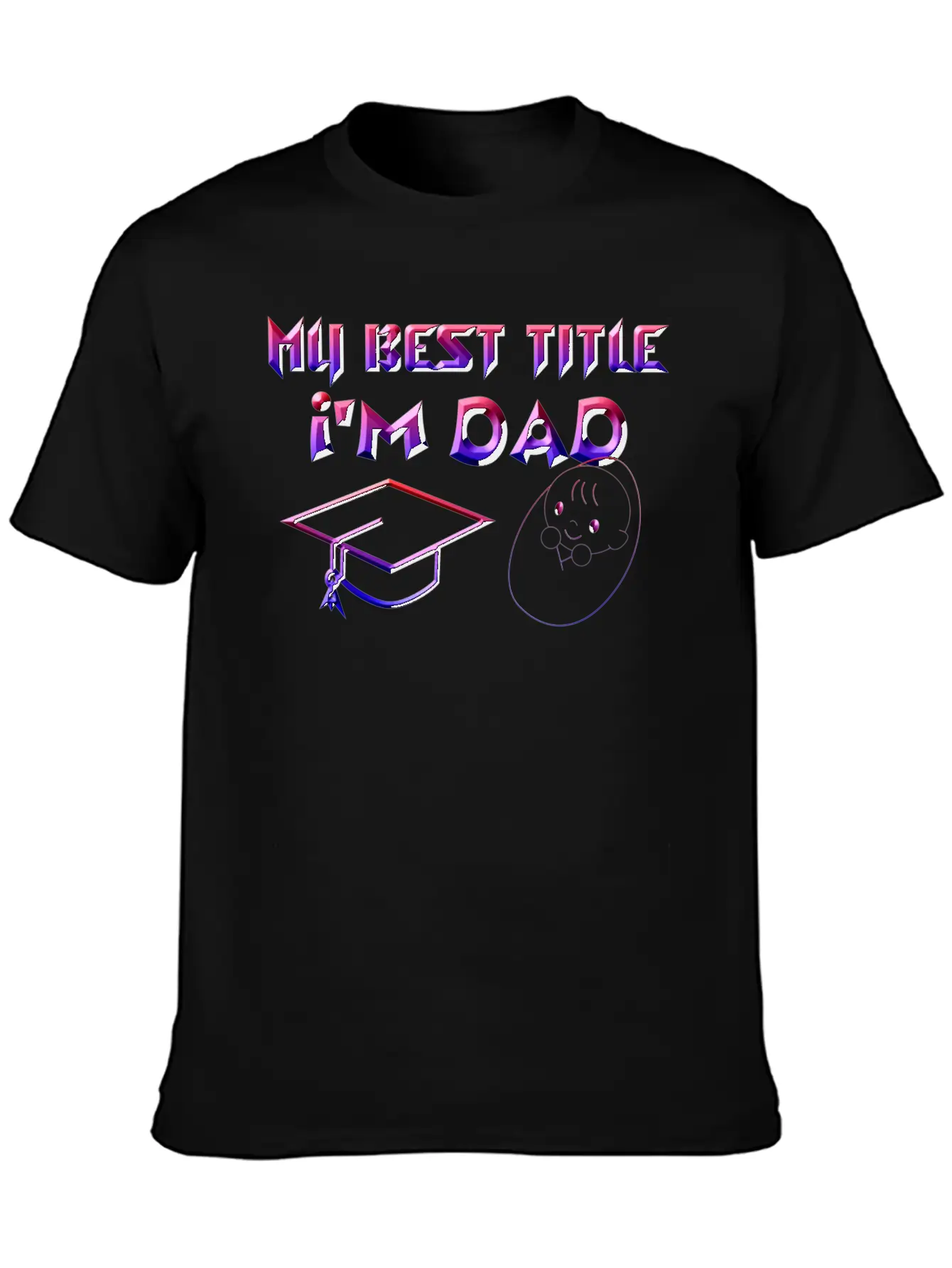 I'm Dad With Proud Essential Cotton Tee For Daily Outfits – Unisex Style