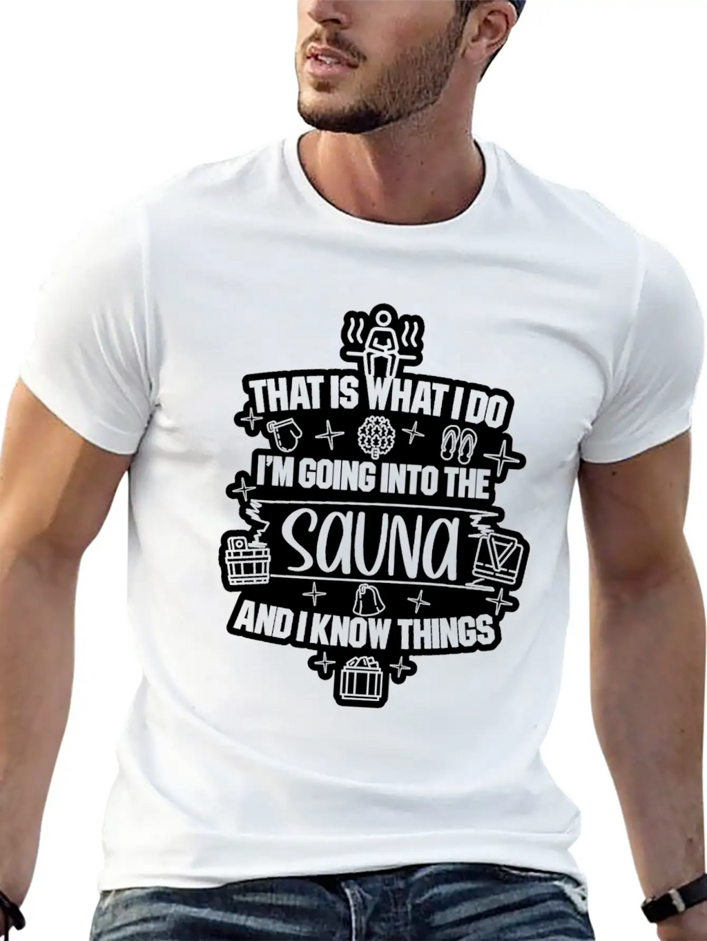 I'm Going Into The Sauna Gift Sauna House Banya Breathable Graphic T-Shirt – Perfect For Casual Days