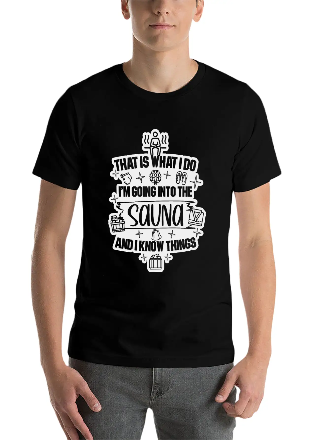 I'm Going Into The Sauna Gift Sauna House Banya Breathable Graphic T-Shirt – Perfect For Casual Days