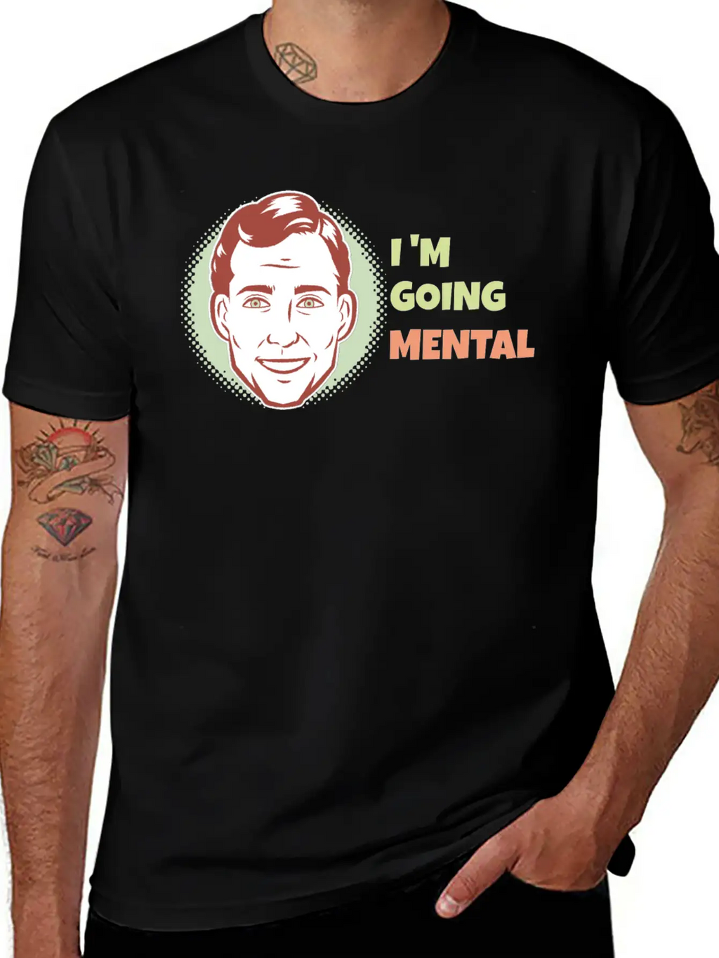 I'm Going Mental Classic Cotton Tee – Unisex Comfort For Any Season