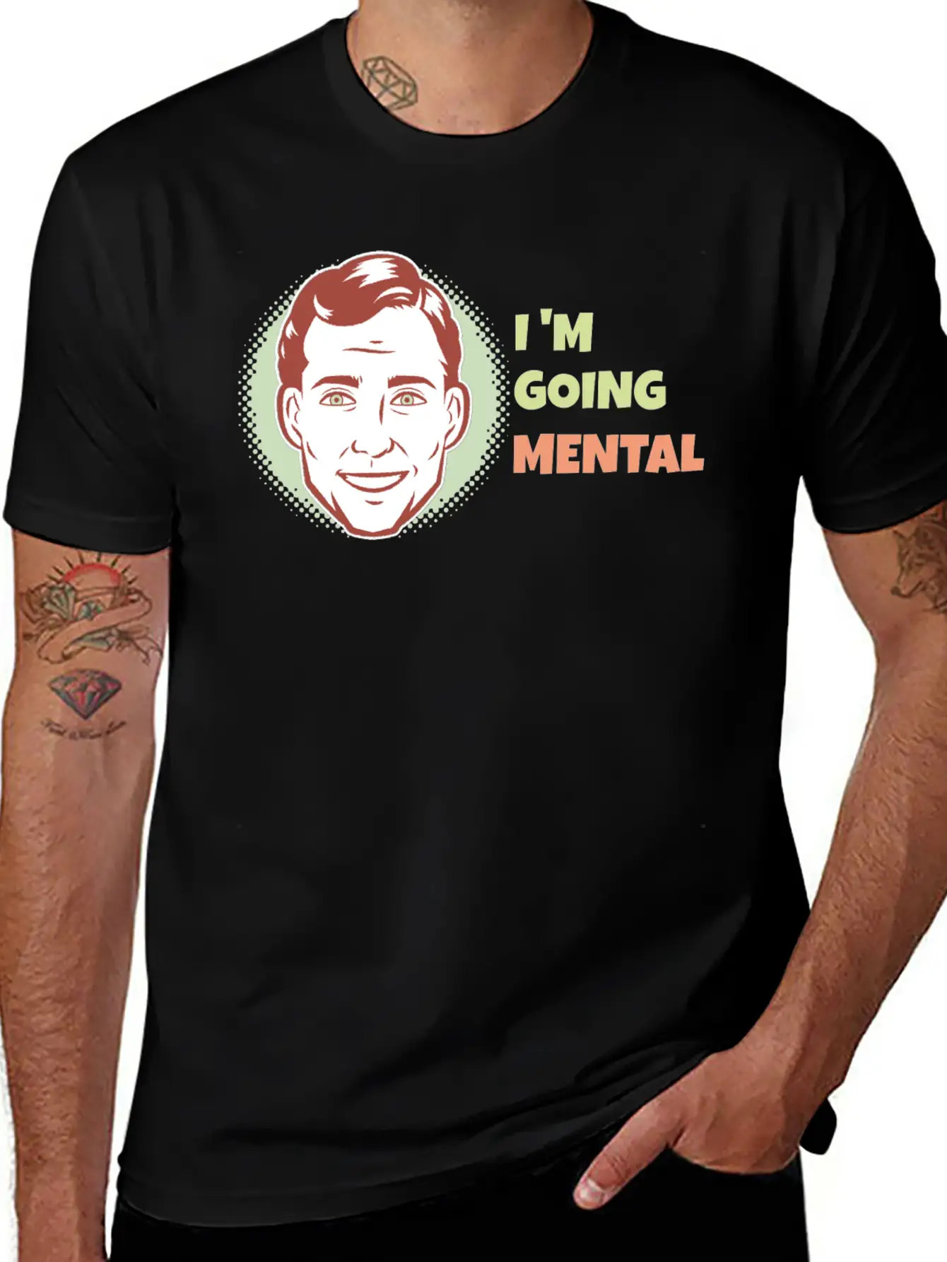 I'm Going Mental Classic Cotton Tee – Unisex Comfort For Any Season