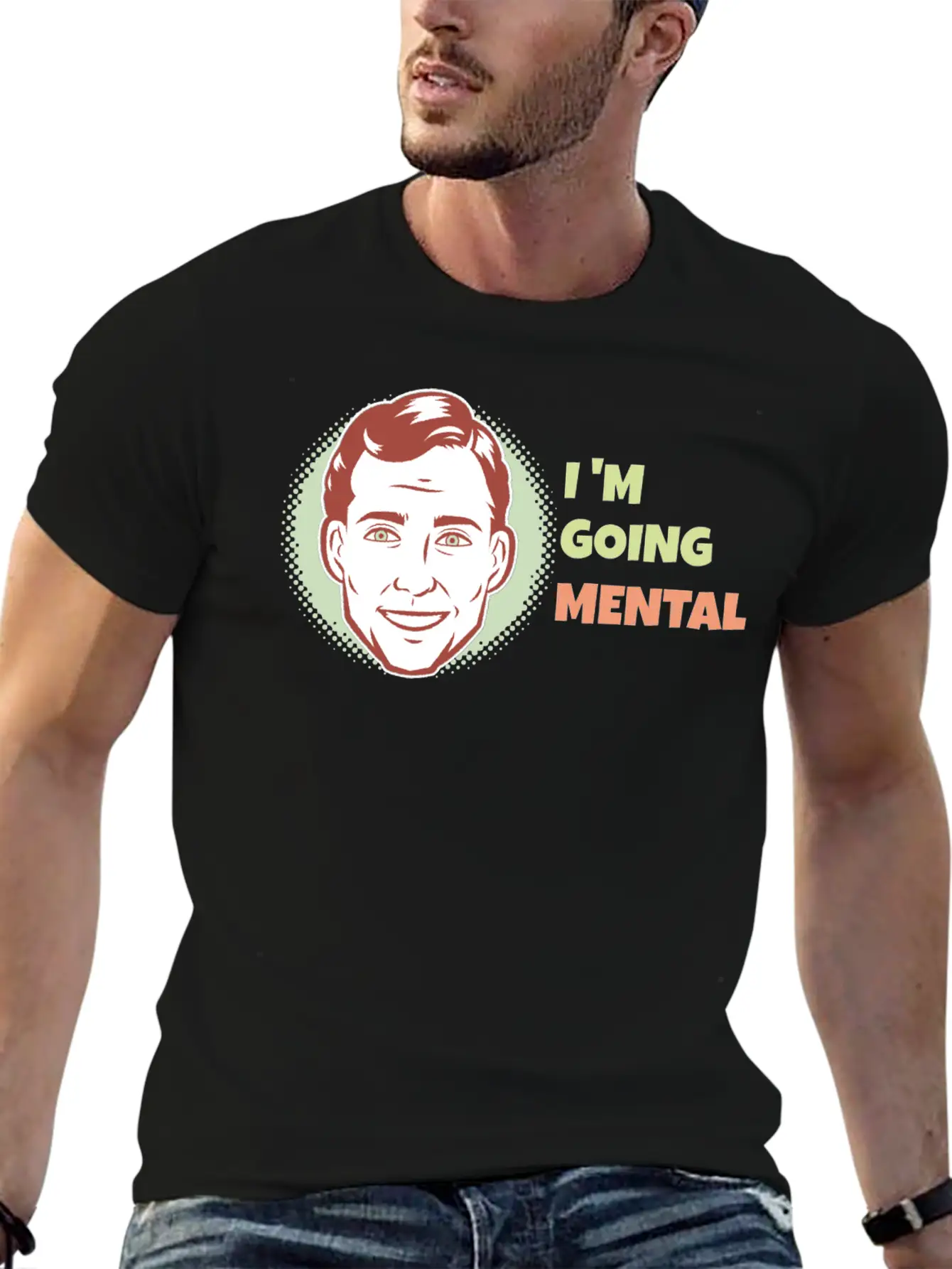 I'm Going Mental Classic Cotton Tee – Unisex Comfort For Any Season