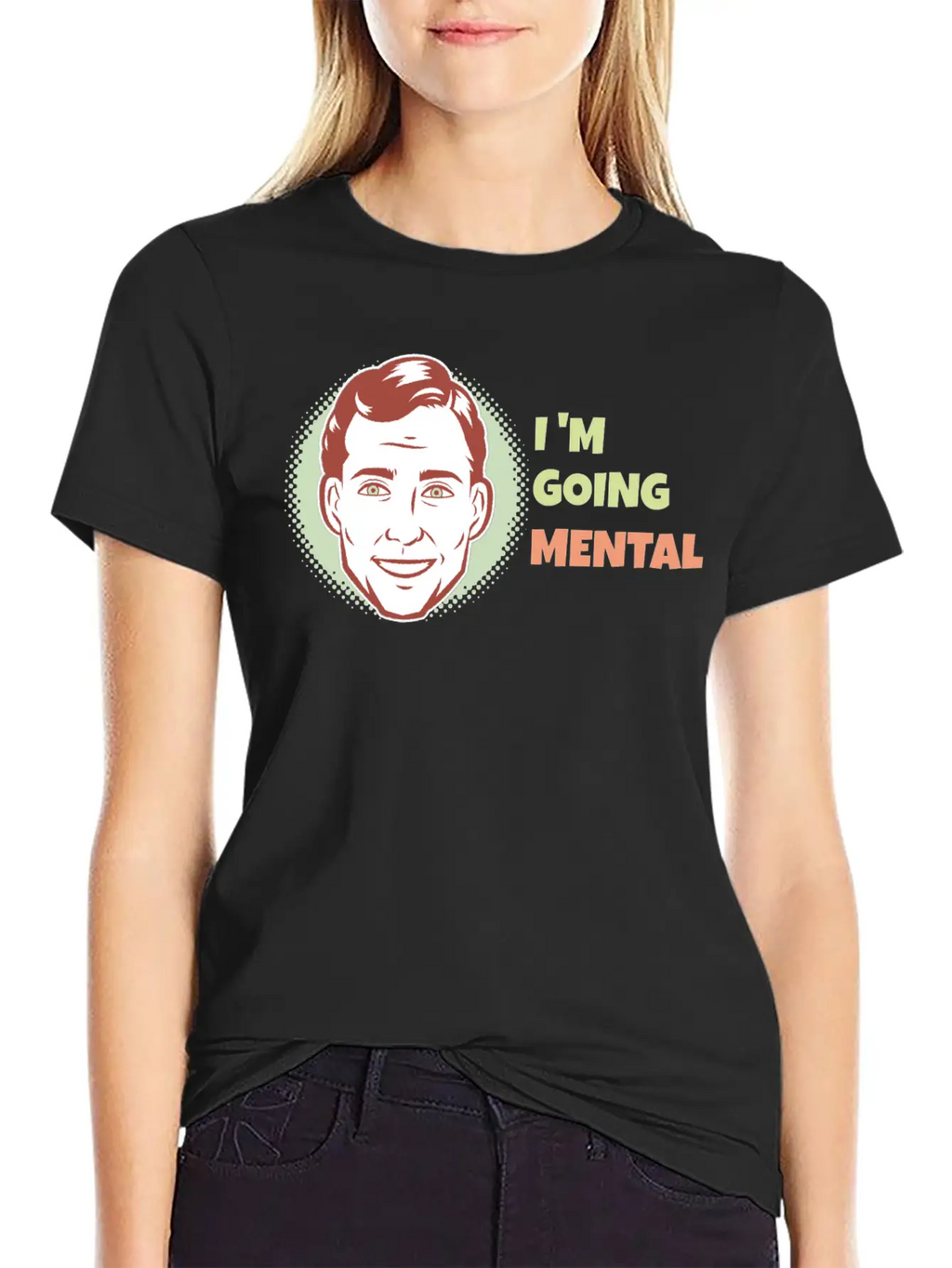 I'm Going Mental Classic Cotton Tee – Unisex Comfort For Any Season