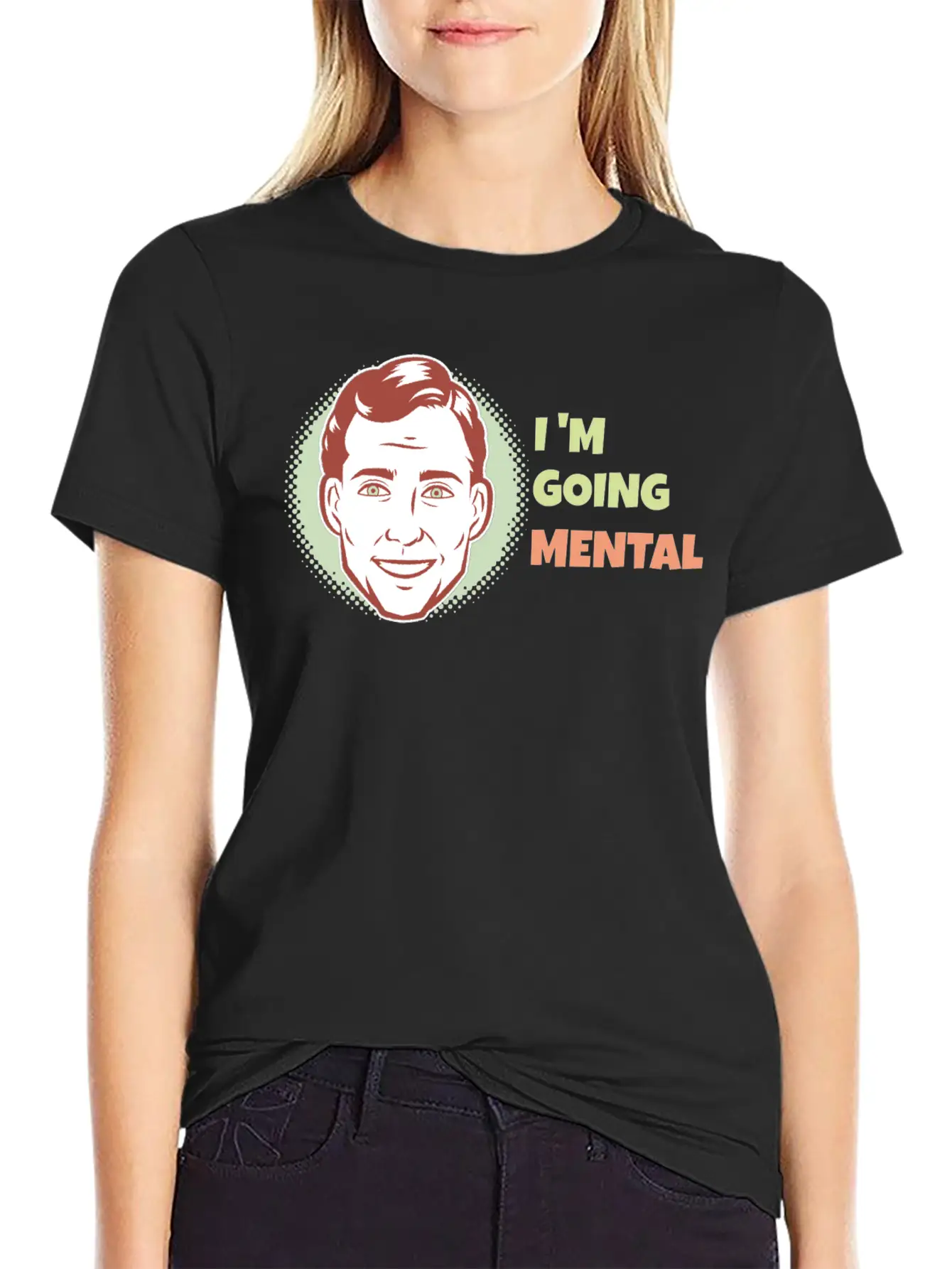 I'm Going Mental Classic Cotton Tee – Unisex Comfort For Any Season