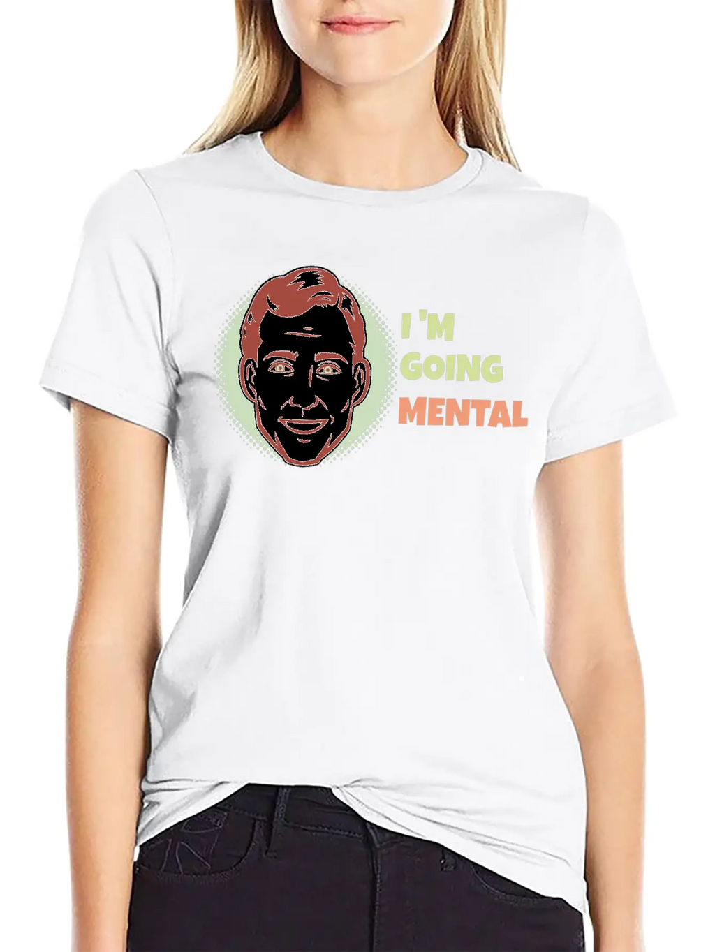 I'm Going Mental Classic Cotton Tee – Unisex Comfort For Any Season