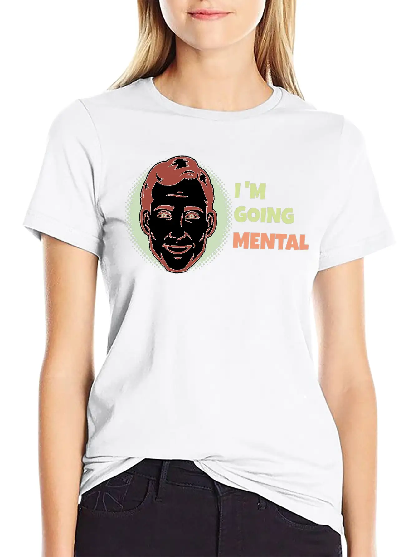 I'm Going Mental Classic Cotton Tee – Unisex Comfort For Any Season
