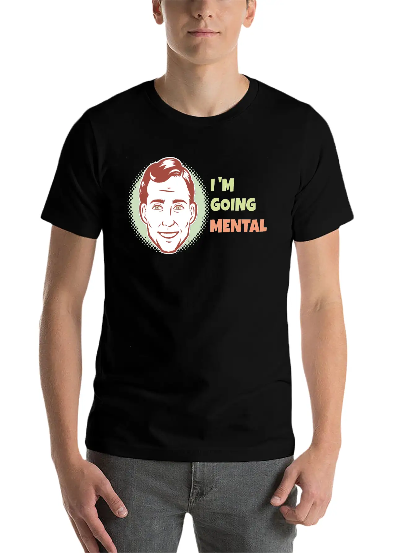I'm Going Mental Classic Cotton Tee – Unisex Comfort For Any Season