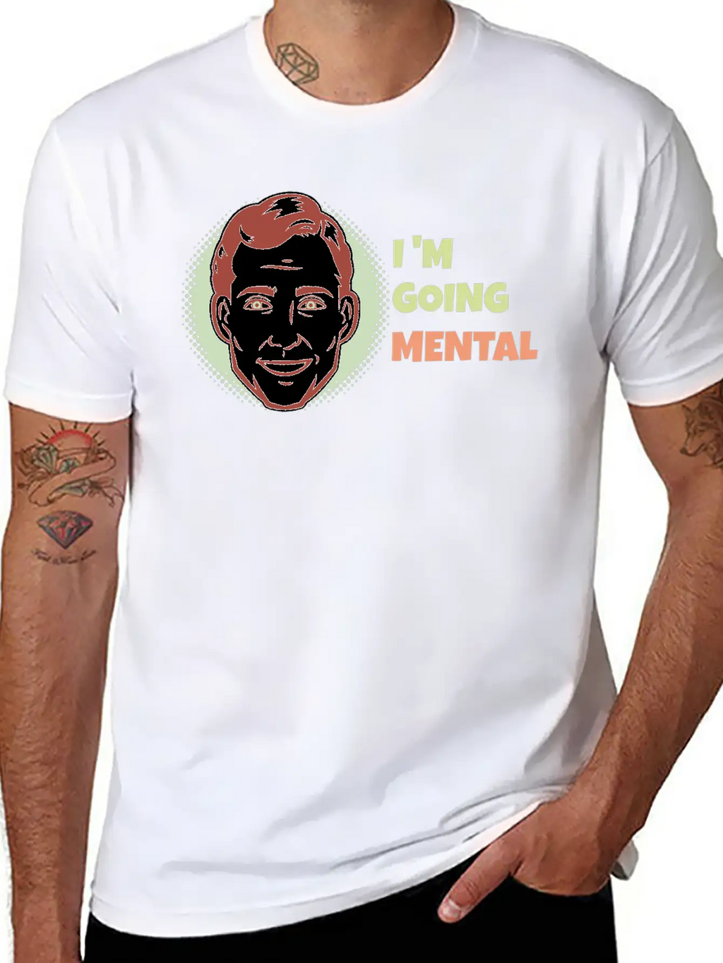 I'm Going Mental Classic Cotton Tee – Unisex Comfort For Any Season