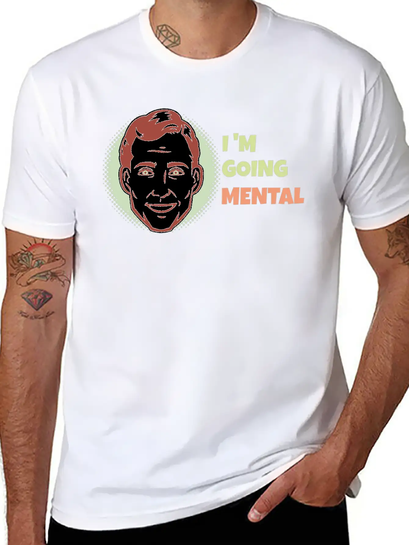 I'm Going Mental Classic Cotton Tee – Unisex Comfort For Any Season