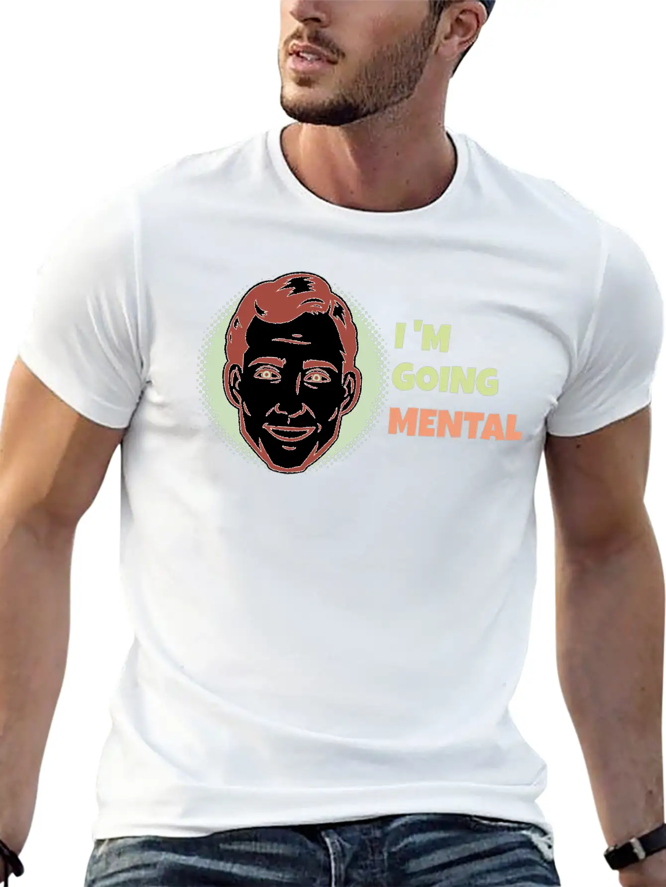 I'm Going Mental Classic Cotton Tee – Unisex Comfort For Any Season