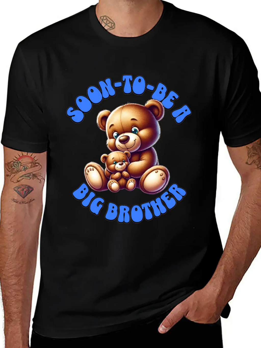 I'm Going To Be A Big Brother Cute Teddy Bears, Essential Cotton Tee For Daily Outfits – Unisex Style