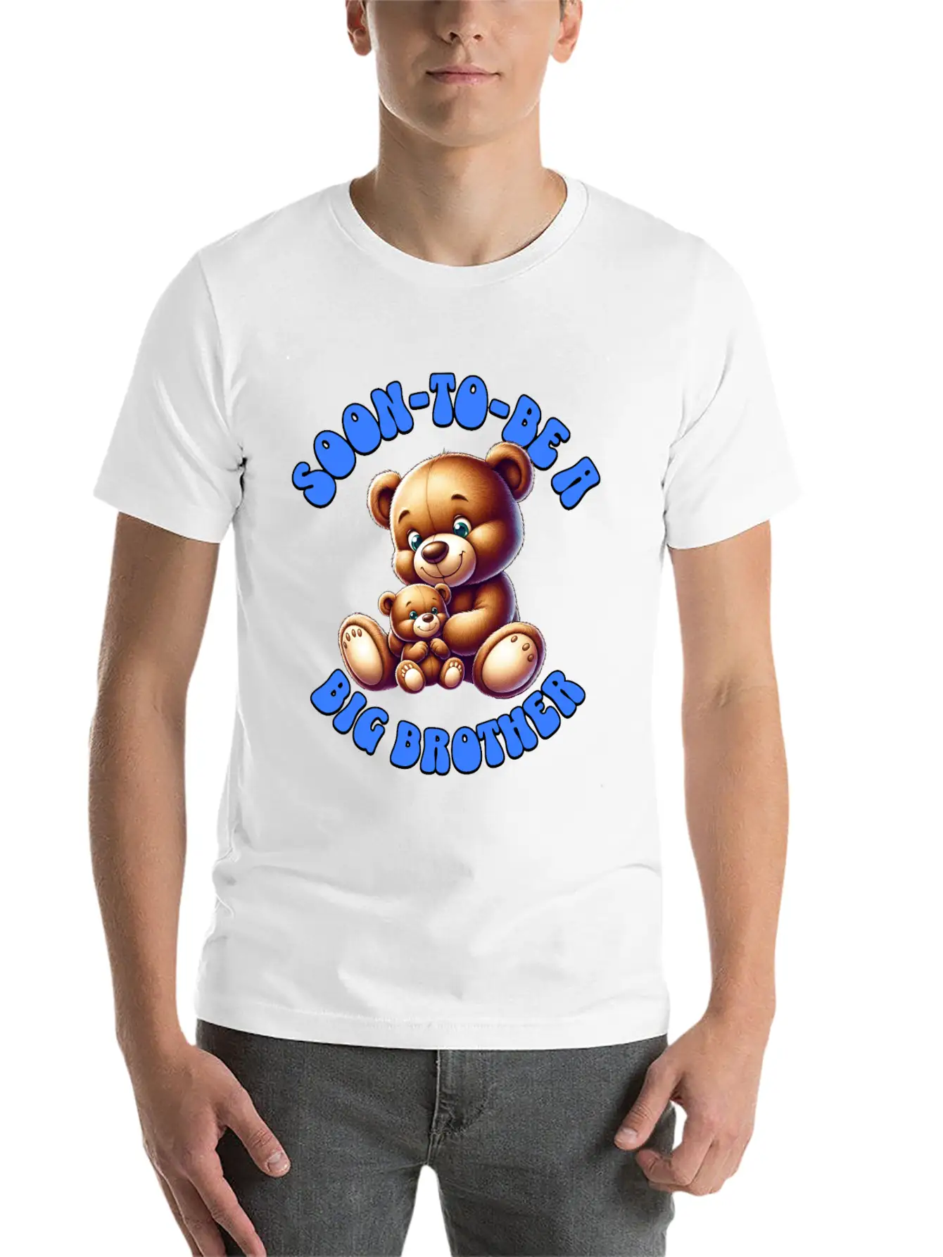 I'm Going To Be A Big Brother Cute Teddy Bears, Essential Cotton Tee For Daily Outfits – Unisex Style